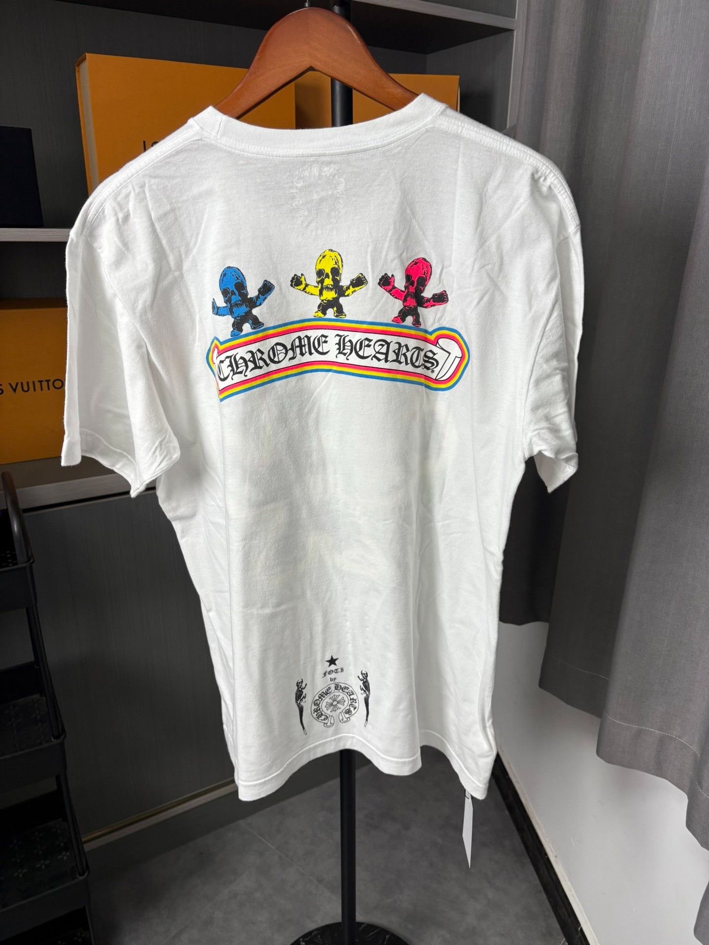 Chrome Hearts Chrome Hearts White T-Shirt L Men Size US L / EU 52-54 / 3 - 3 Thumbnail