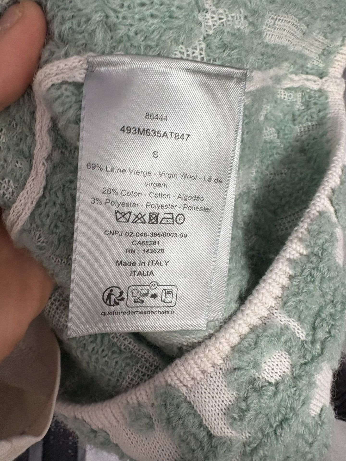 Dior Dior Knit Green Sweater S Men Size US S / EU 44-46 / 1 - 5 Thumbnail