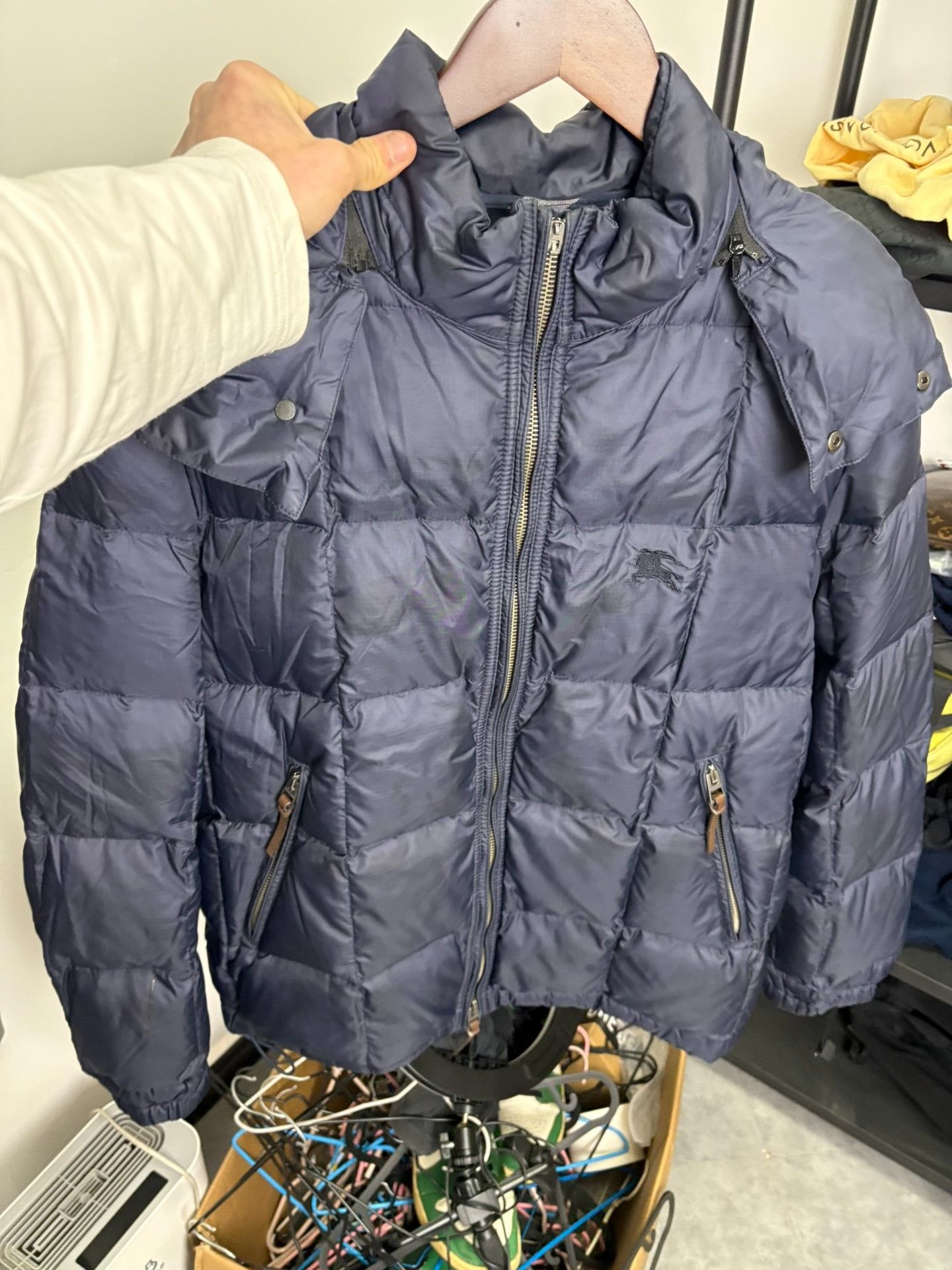 Burberry Burberry Down Blue Heavy Coat L Men Size US L / EU 52-54 / 3 - 8 Thumbnail