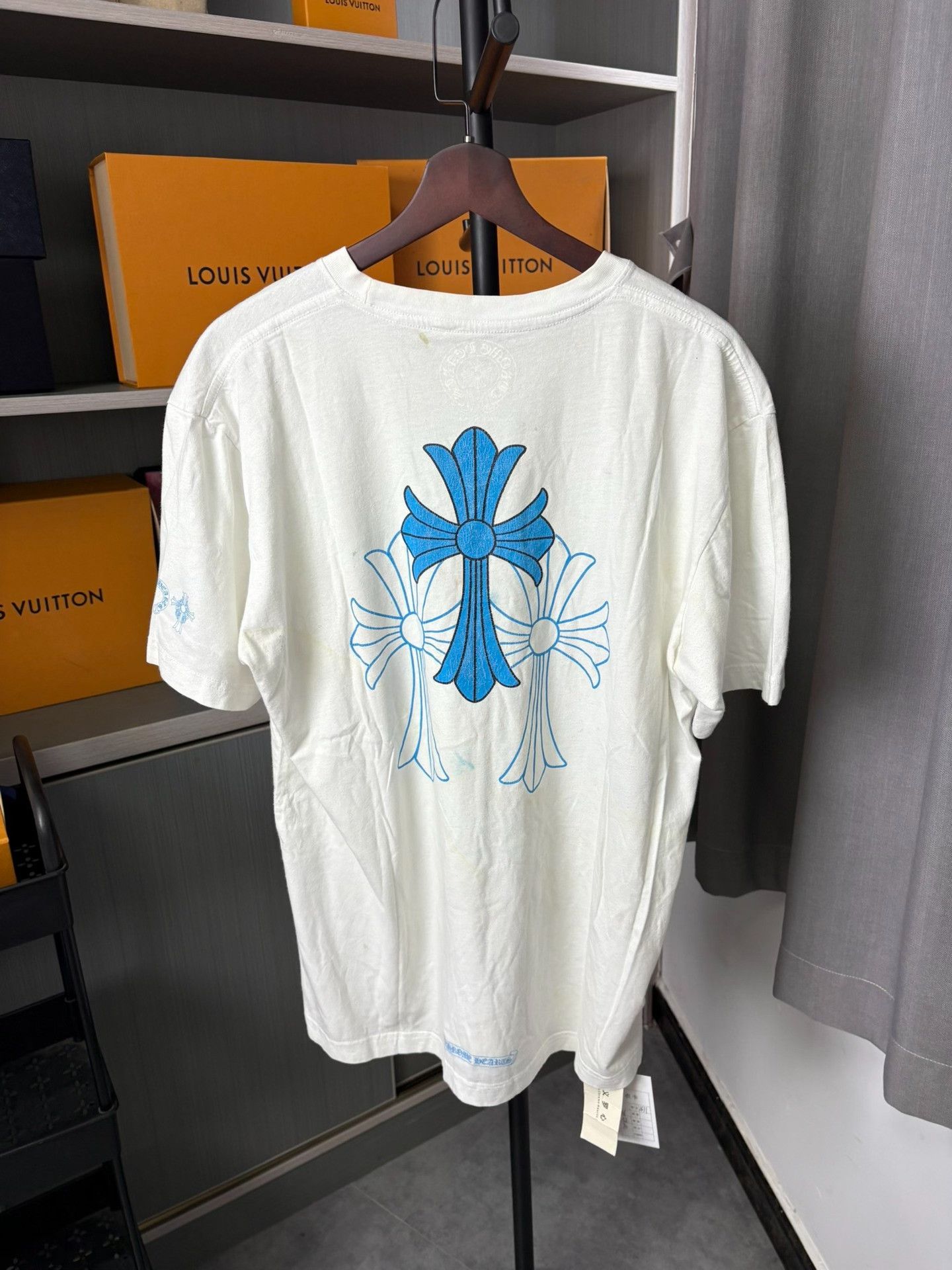 Chrome Hearts Chrome Hearts White T-Shirt L Men Size US L / EU 52-54 / 3 - 4 Thumbnail