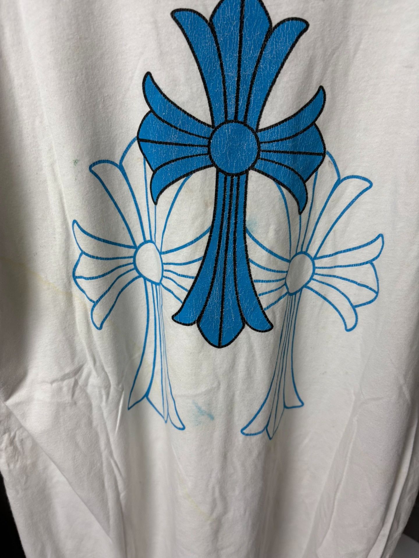 Chrome Hearts Chrome Hearts White T-Shirt L Men Size US L / EU 52-54 / 3 - 5 Thumbnail