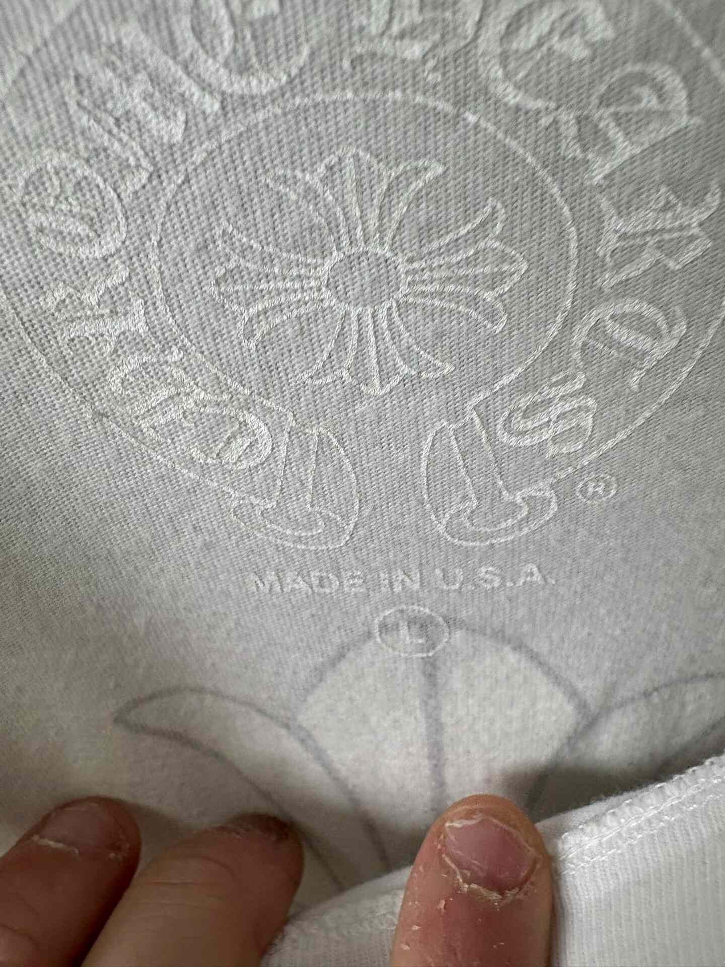 Chrome Hearts Chrome Hearts White T-Shirt L Men Size US L / EU 52-54 / 3 - 3 Thumbnail