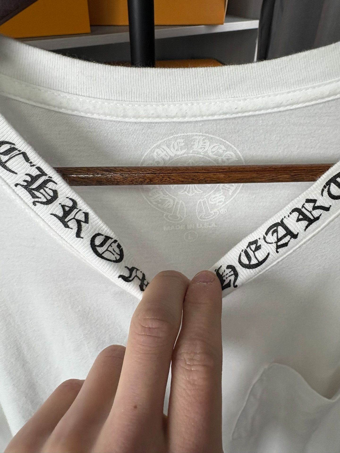 Chrome Hearts Chrome Hearts White T-Shirt L Men Size US L / EU 52-54 / 3 - 2 Thumbnail