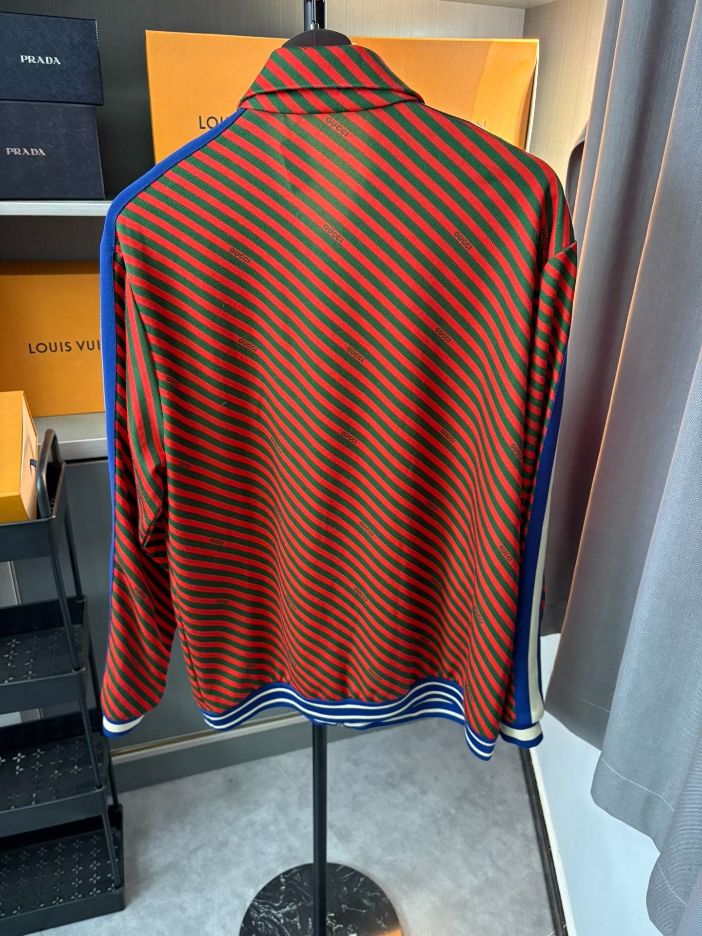 Gucci Gucci Striped Blue Light Jacket S Men Size US S / EU 44-46 / 1 - 3 Thumbnail