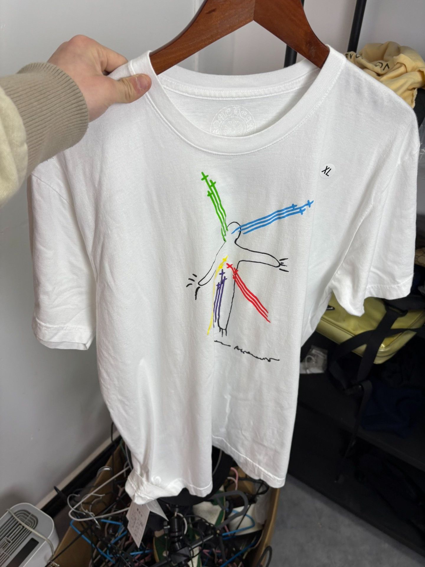Chrome Hearts Chrome Hearts White T-Shirt XL Men Size US XL / EU 56 / 4 - 8 Thumbnail