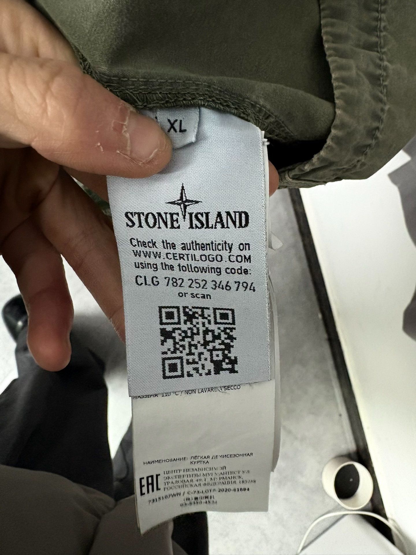 Stone Island Stone Island Washed Light Jacket XL Men Size US XL / EU 56 / 4 - 6 Thumbnail