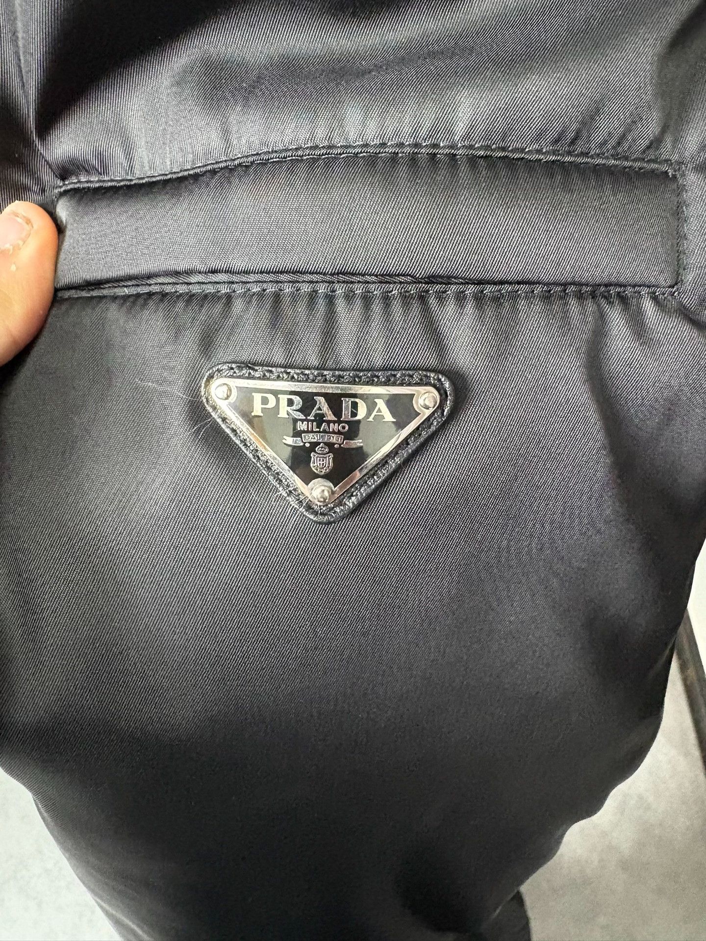 Prada Prada Down Black Heavy Coat XL Men Size US XL / EU 56 / 4 - 3 Thumbnail