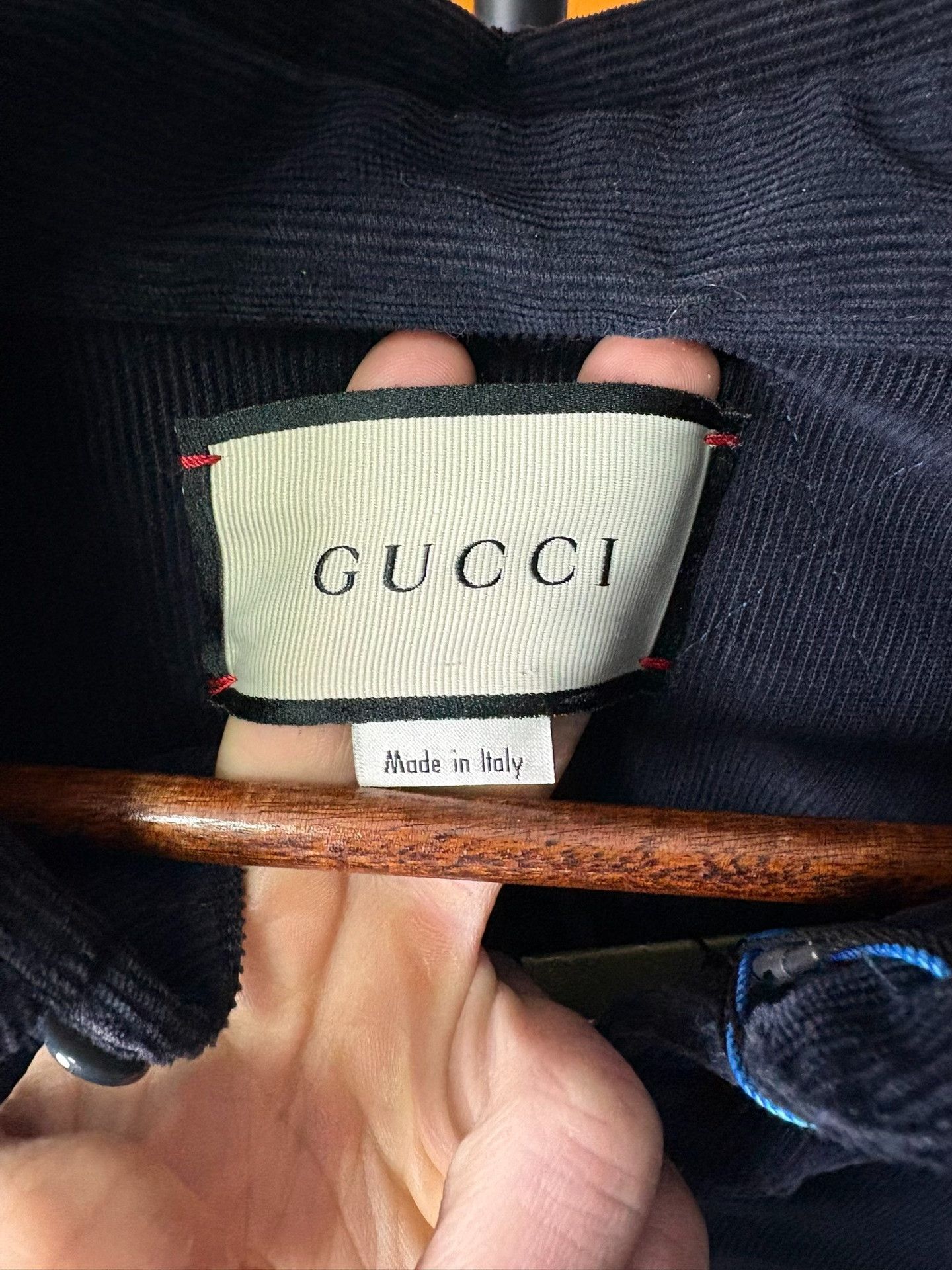 Gucci Gucci Cotton Blue Heavy Coat 50 Men Size US XL / EU 56 / 4 - 2 Thumbnail