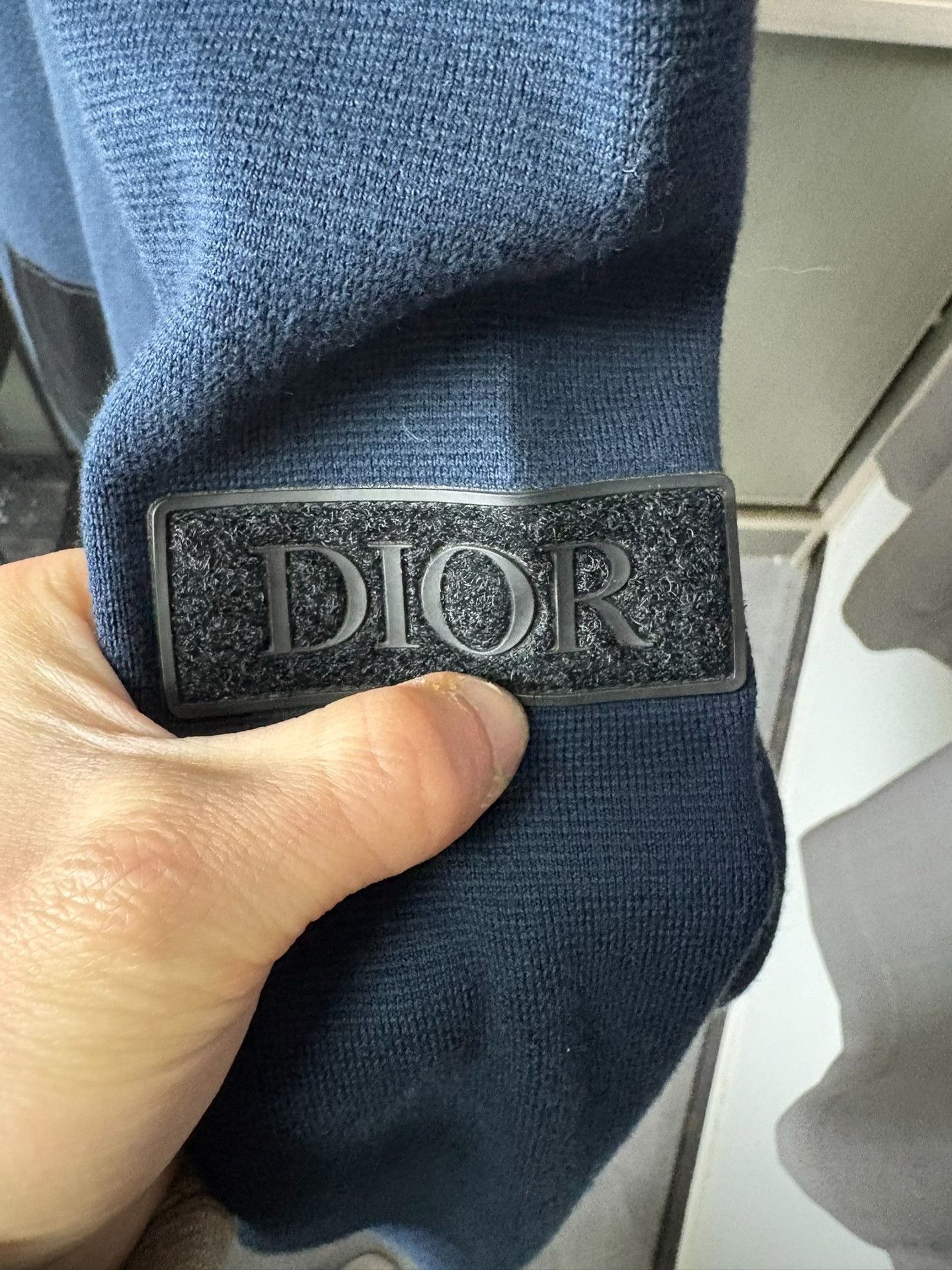 Dior Dior Knit Wool Blue Sweater S Men Size US S / EU 44-46 / 1 - 3 Thumbnail
