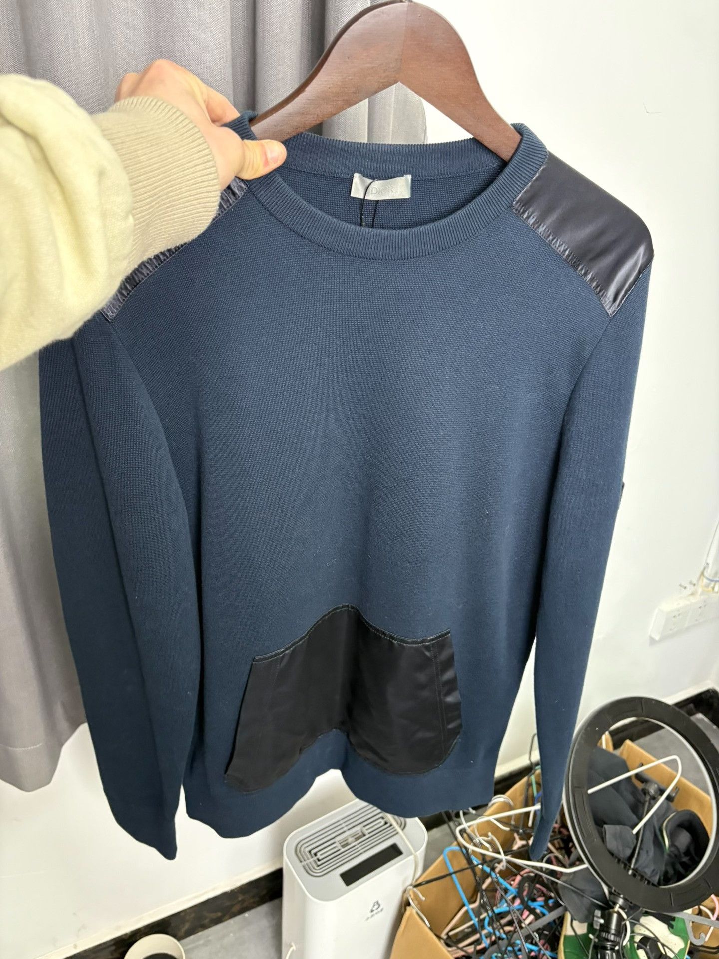 Dior Dior Knit Wool Blue Sweater S Men Size US S / EU 44-46 / 1 - 8 Thumbnail