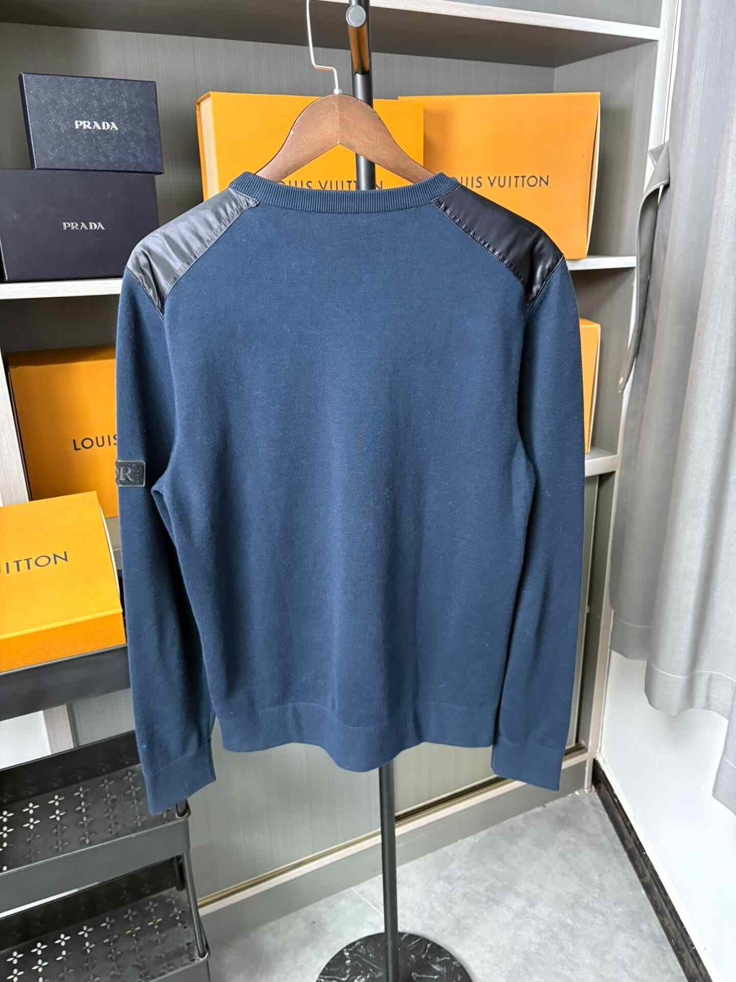 Dior Dior Knit Wool Blue Sweater S Men Size US S / EU 44-46 / 1 - 4 Thumbnail