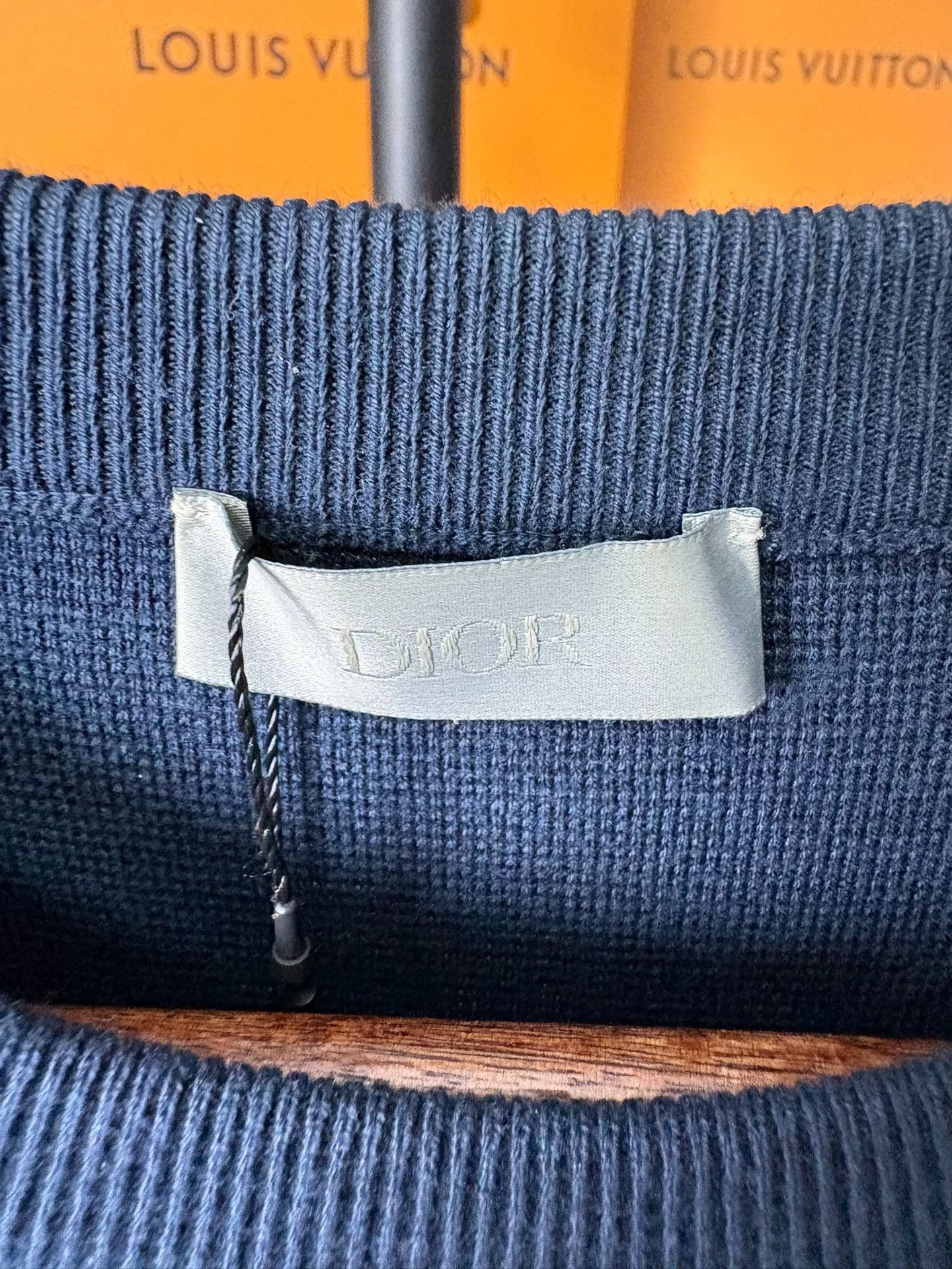 Dior Dior Knit Wool Blue Sweater S Men Size US S / EU 44-46 / 1 - 2 Thumbnail