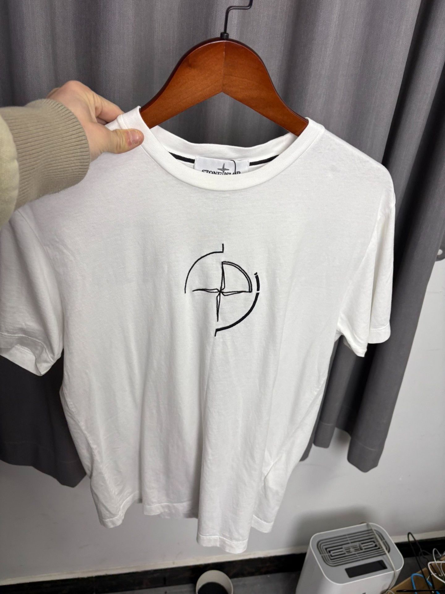 Stone Island Stone Island White T-Shirt M Men Size US M / EU 48-50 / 2 - 6 Thumbnail
