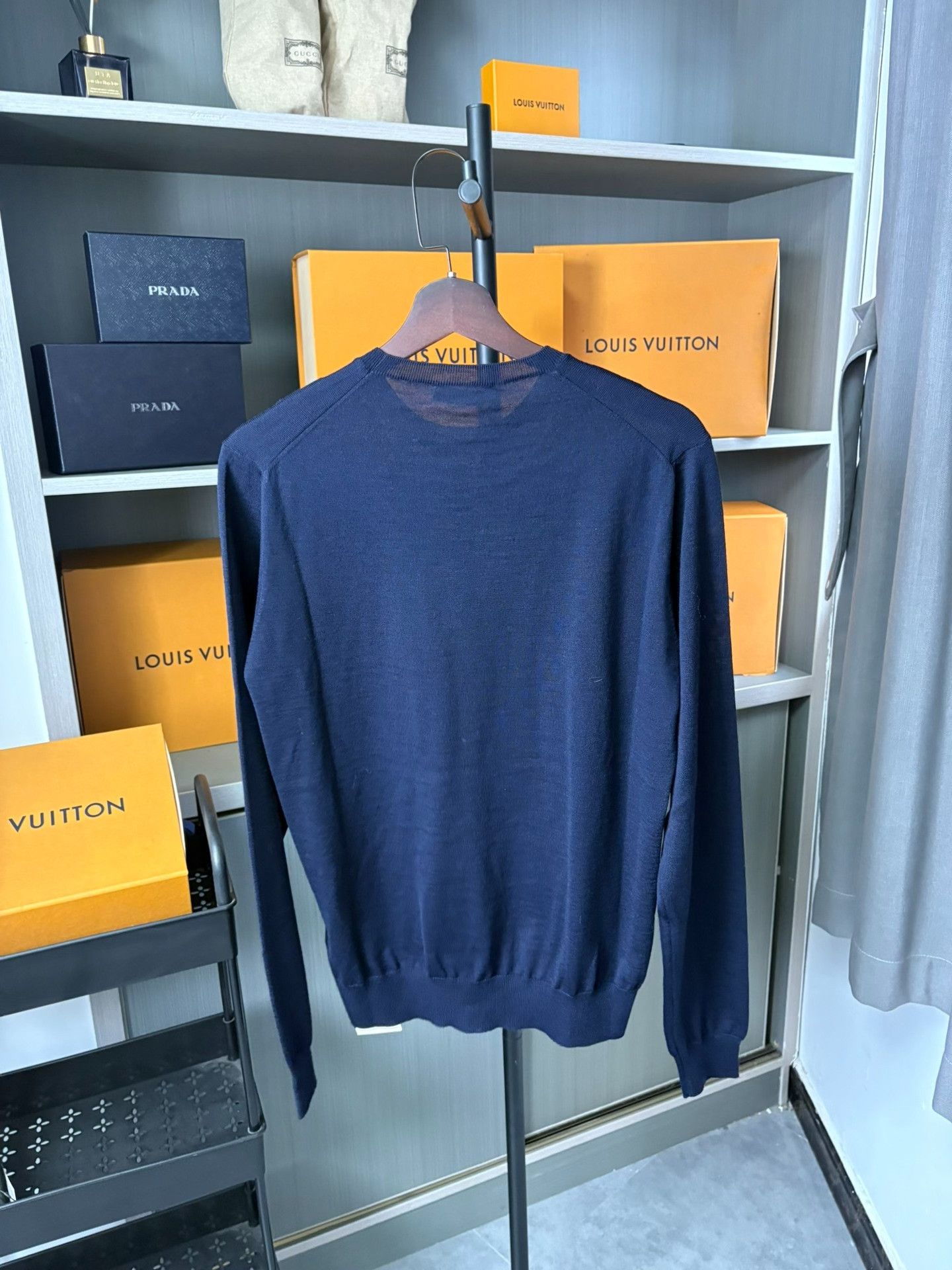 Prada Prada Wool Blue Sweater 48 Men Size US XL / EU 56 / 4 - 3 Thumbnail