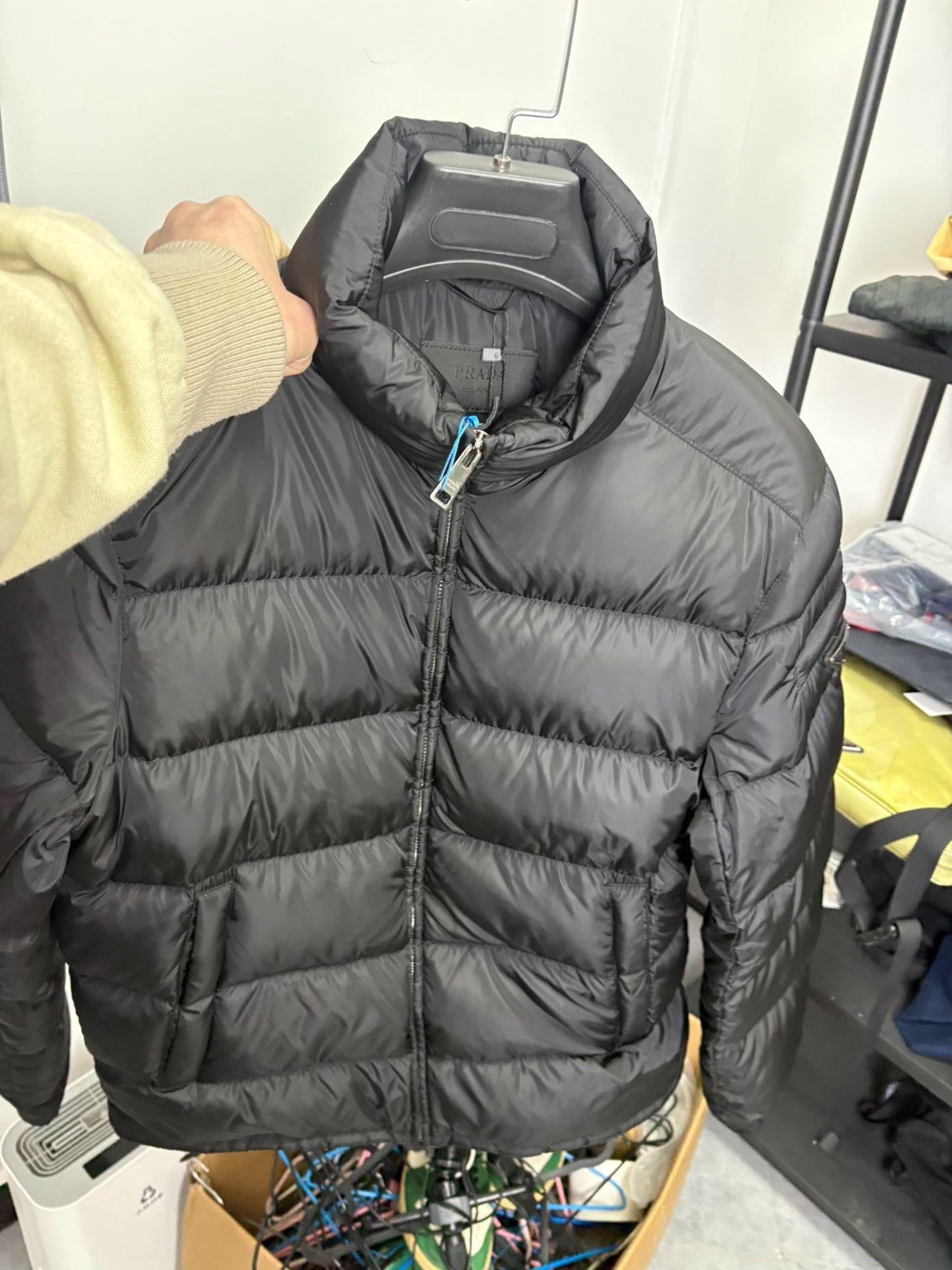 Prada Prada Down Black Heavy Coat 46 Men Size US L / EU 52-54 / 3 - 7 Thumbnail