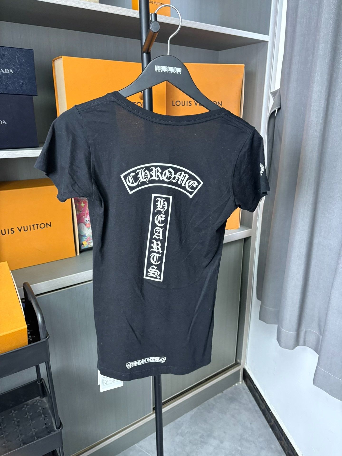 Chrome Hearts Chrome Hearts Black T-Shirt XS Women Size XS / US 0-2 / IT 36-38 - 4 Thumbnail