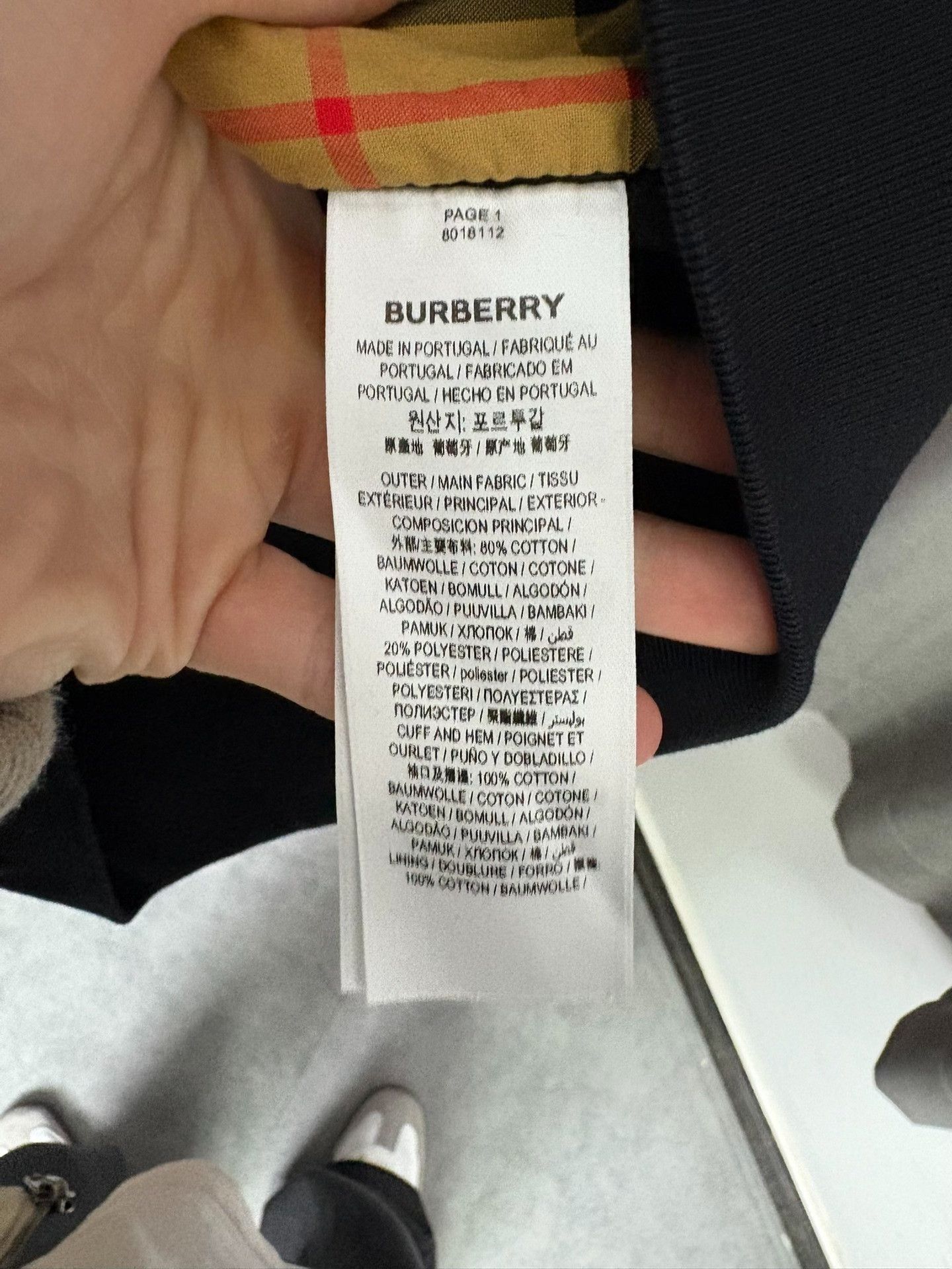Burberry Burberry Black Hoodie XS Men Size US XS / EU 42 / 0 - 6 Thumbnail
