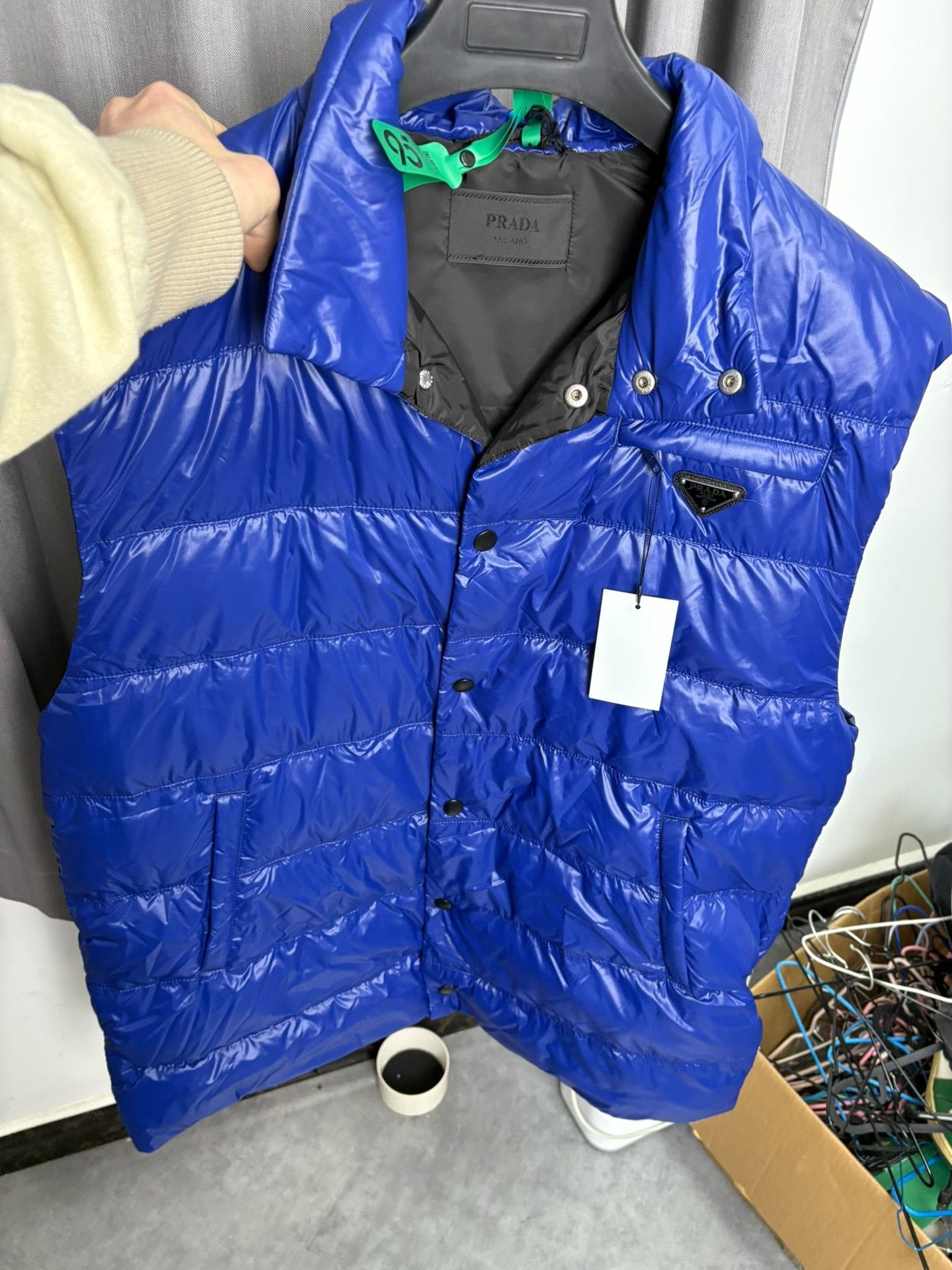 Prada Prada Down Blue Tank Top L Men Size US L / EU 52-54 / 3 - 8 Thumbnail