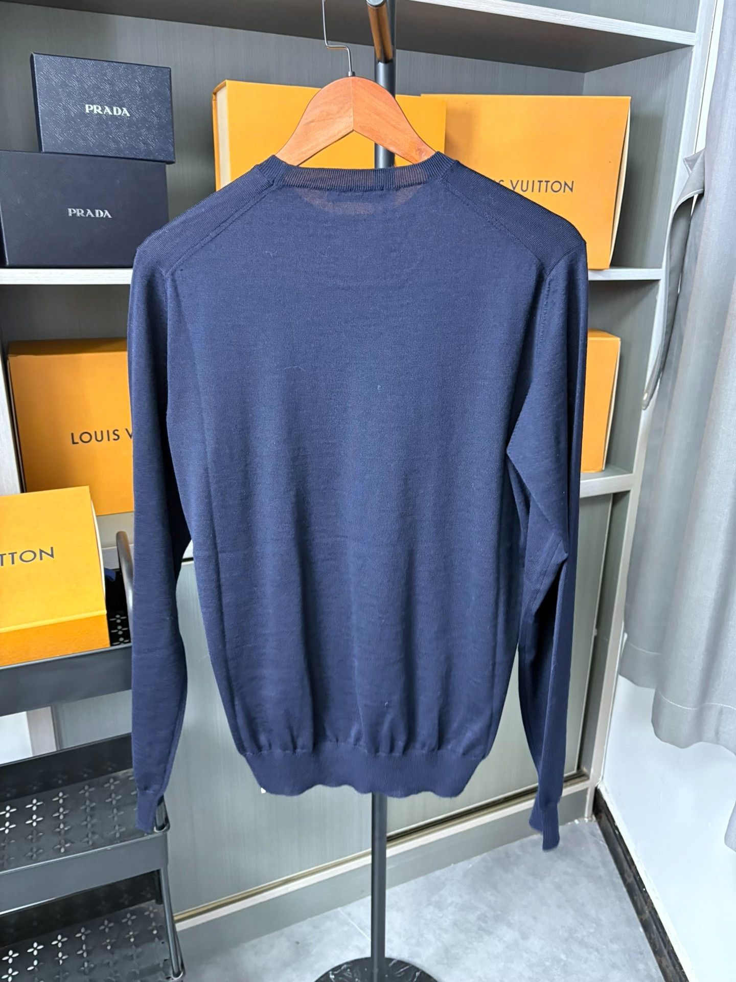 Prada Prada Knit Blue Sweater 48 Men Size US XL / EU 56 / 4 - 4 Thumbnail
