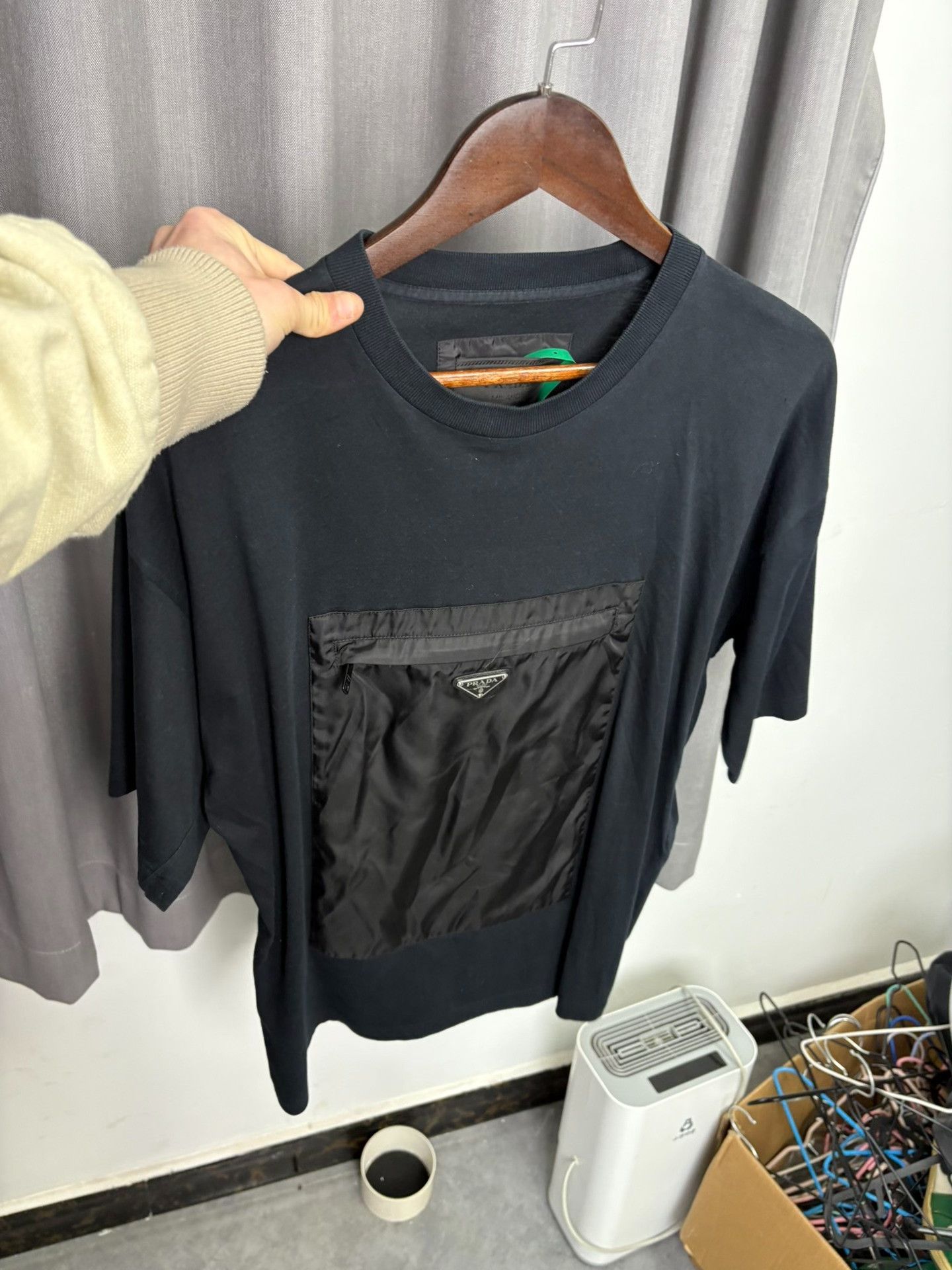 Prada Prada Black T-Shirt M Men Size US M / EU 48-50 / 2 - 7 Thumbnail