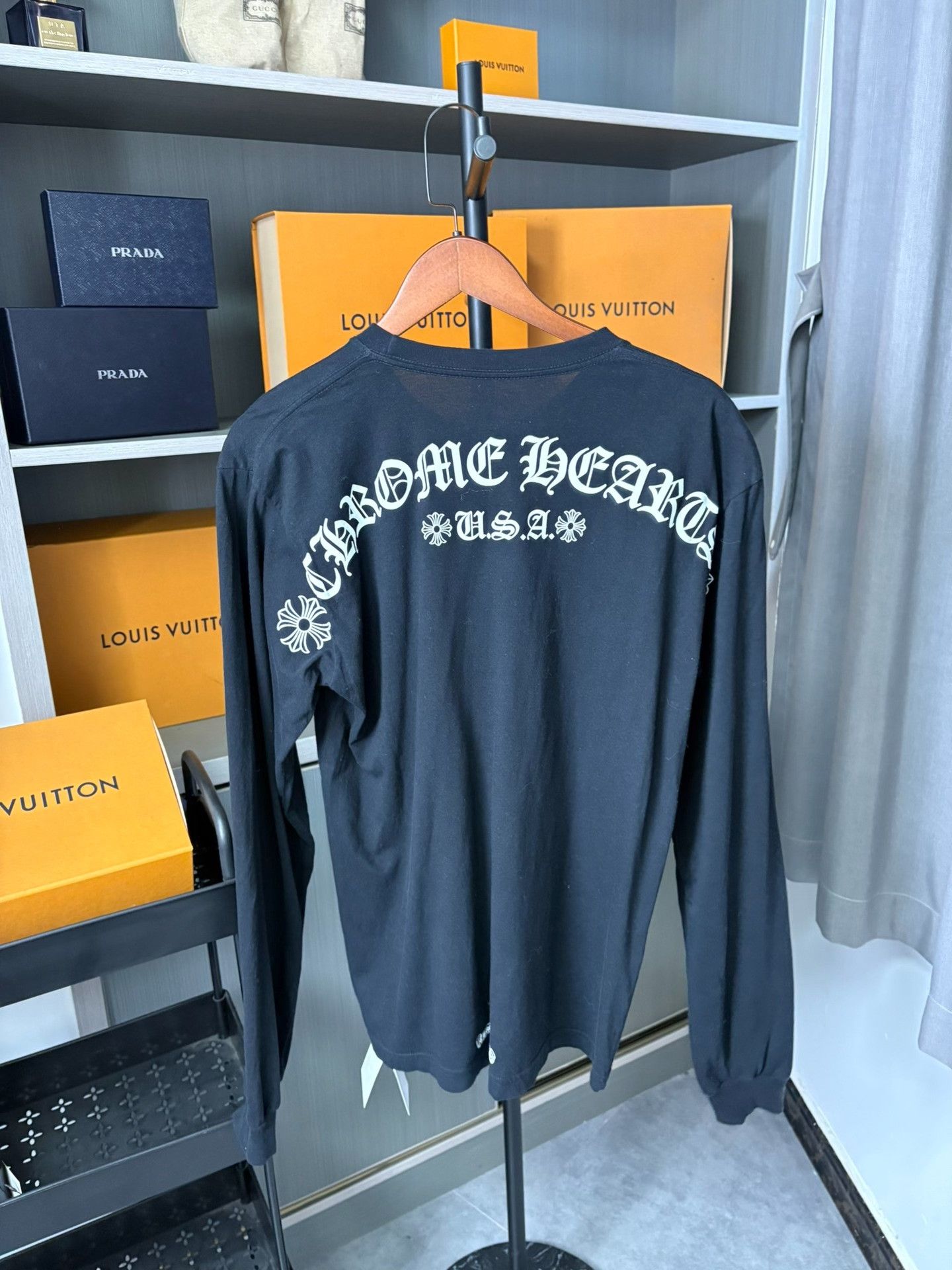 Chrome Hearts Chrome Hearts Black T-Shirt L Men Size US L / EU 52-54 / 3 - 4 Thumbnail