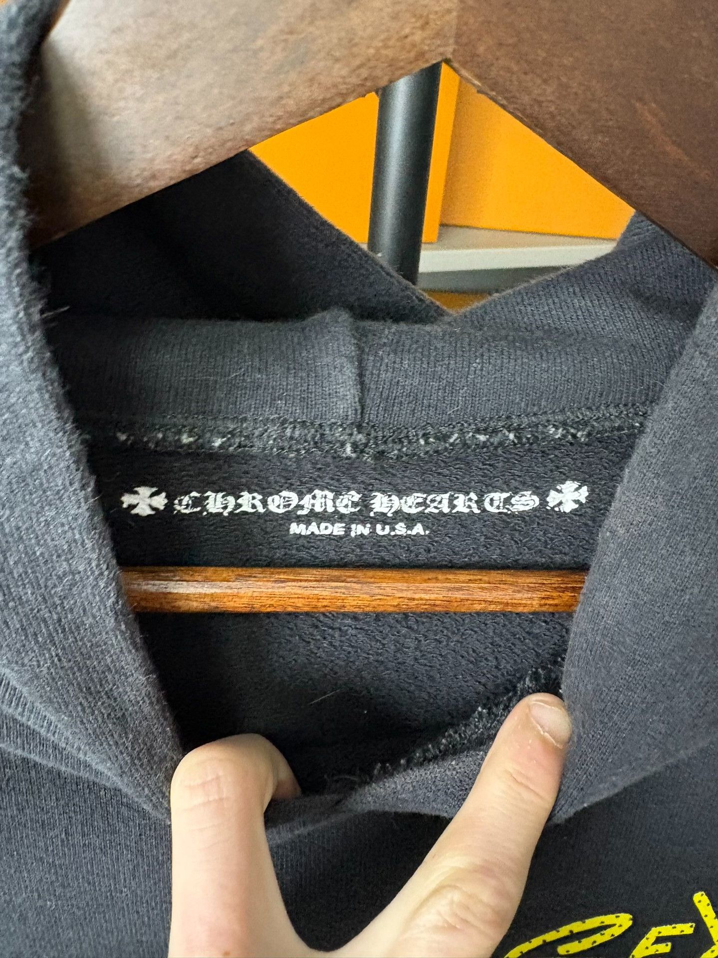 Chrome Hearts Chrome Hearts Collab Black Hoodie M Men Size US M / EU 48-50 / 2 - 2 Thumbnail