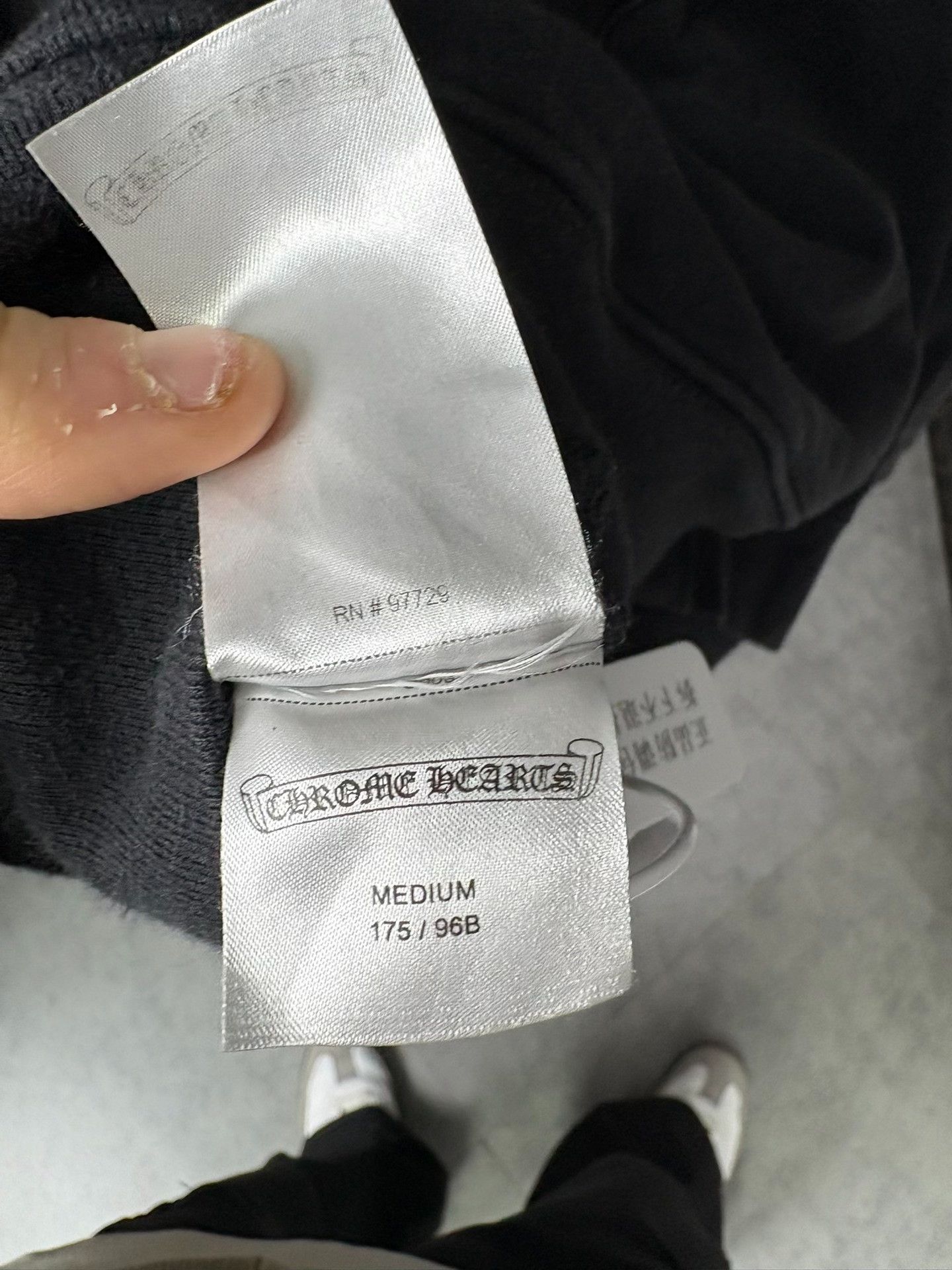 Chrome Hearts Chrome Hearts Collab Black Hoodie M Men Size US M / EU 48-50 / 2 - 6 Thumbnail