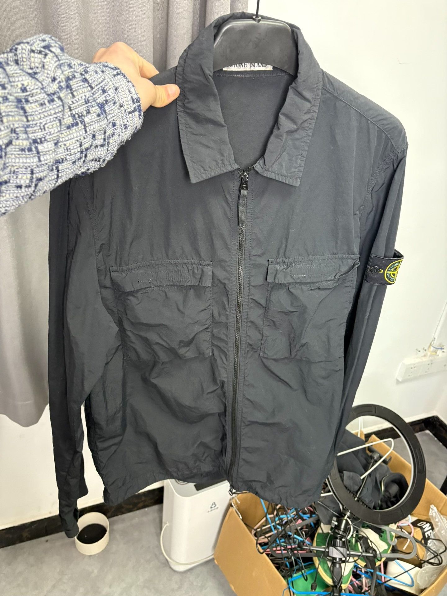 Stone Island Stone Island Nylon Black Light Jacket L Men Size US L / EU 52-54 / 3 - 6 Thumbnail