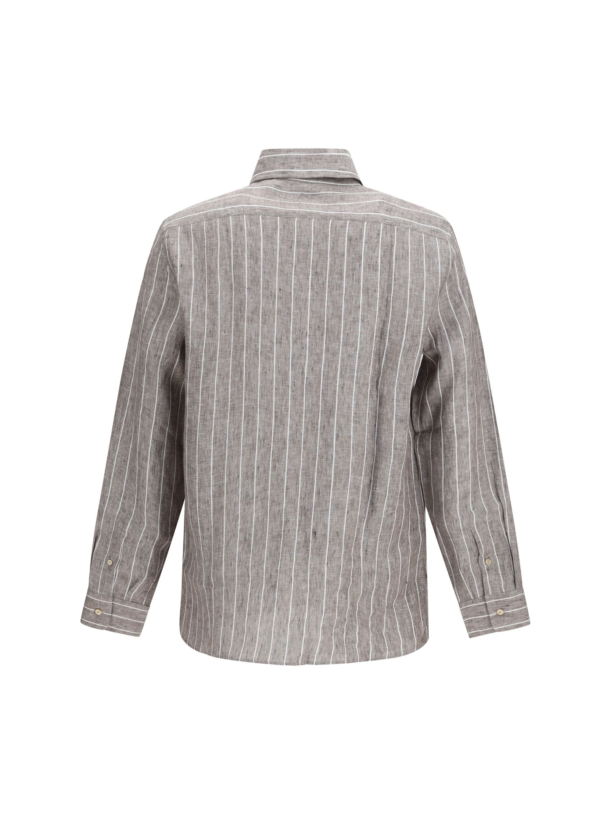 Brunello Cucinelli Linen Shirt Size US S / EU 44-46 / 1 - 2 Thumbnail