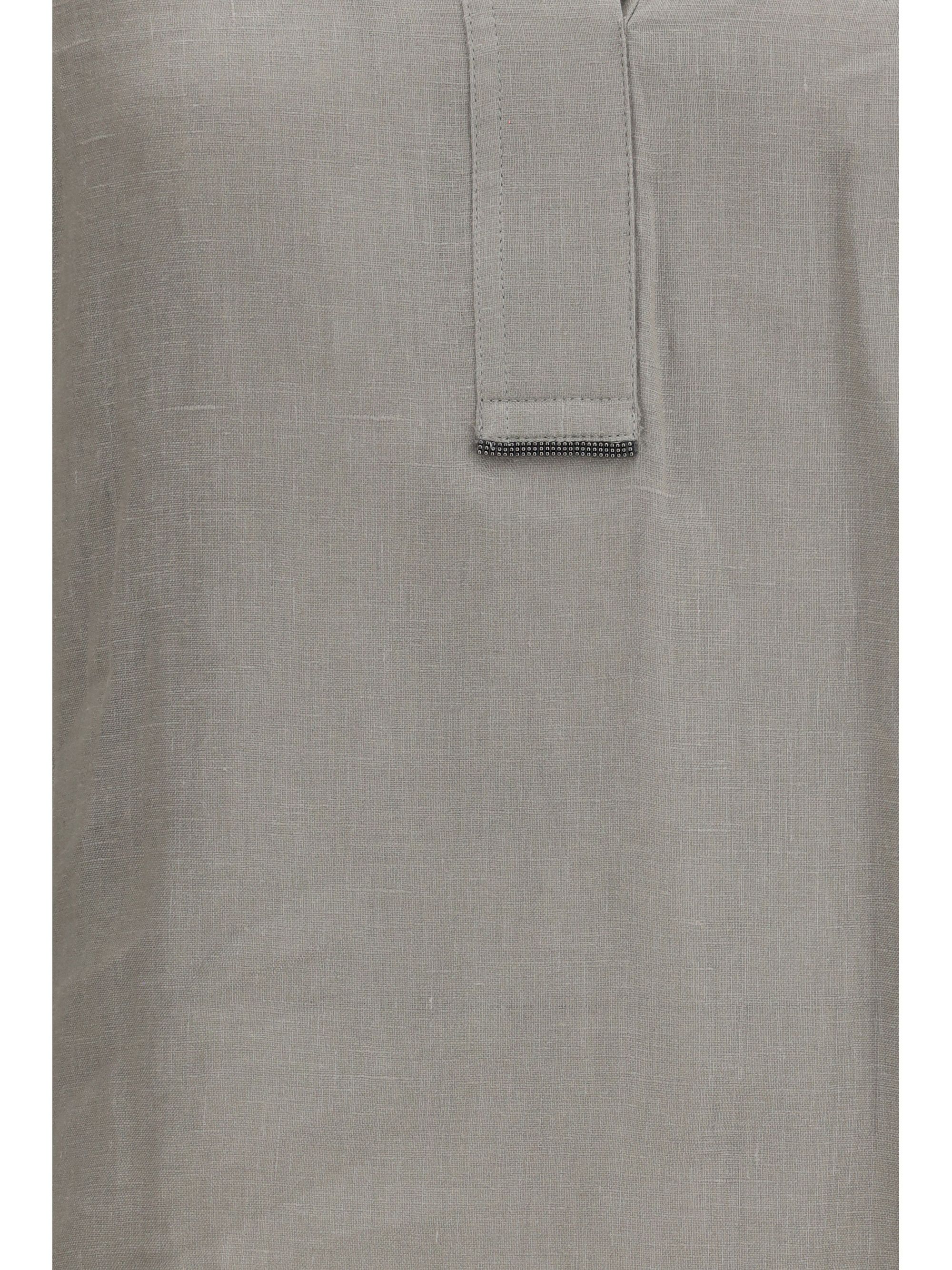 Brunello Cucinelli V-neck Blouse Size S / US 4 / IT 40 - 3 Thumbnail
