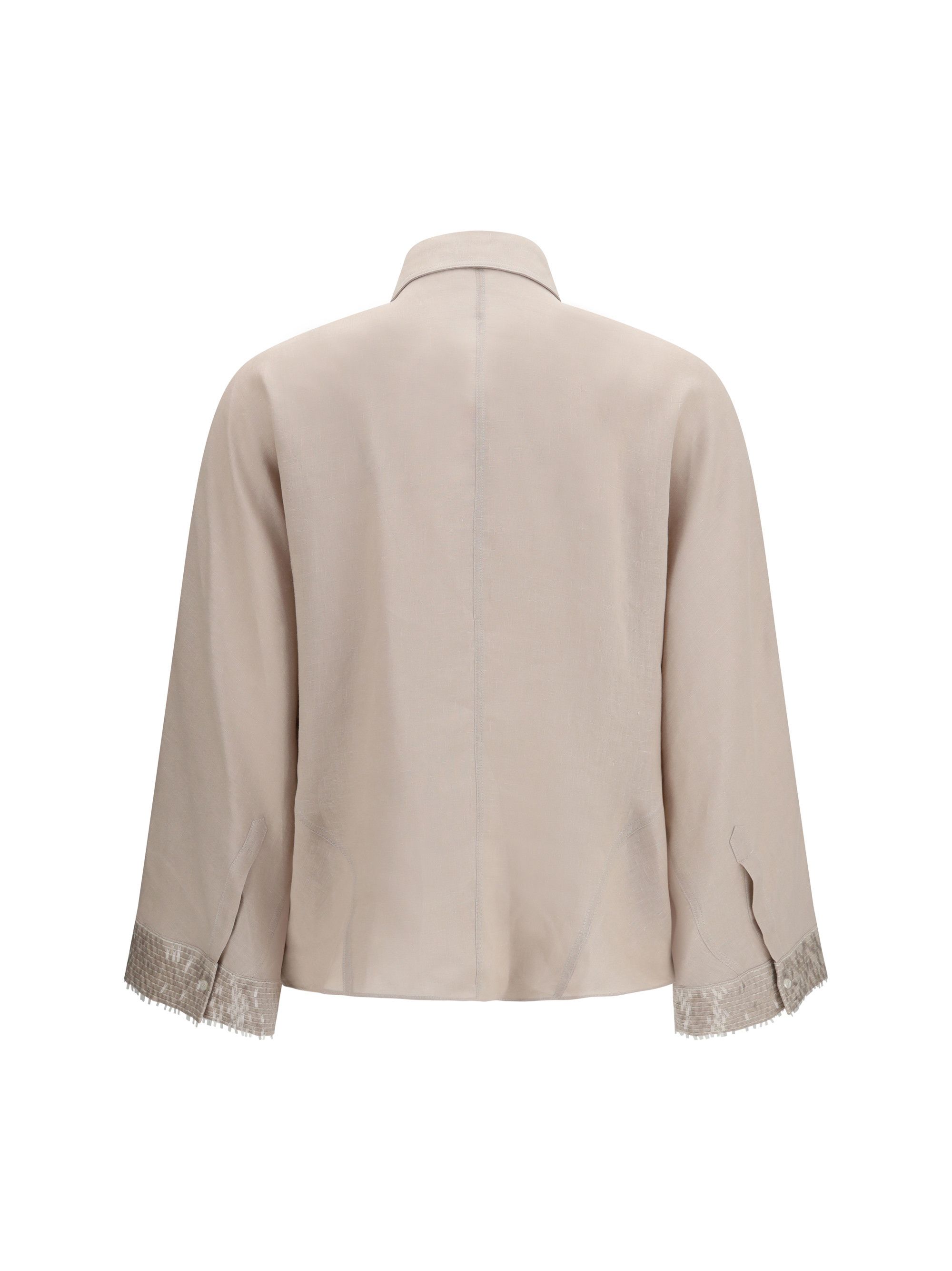 Brunello Cucinelli Linen Shirt Size S / US 4 / IT 40 - 2 Thumbnail