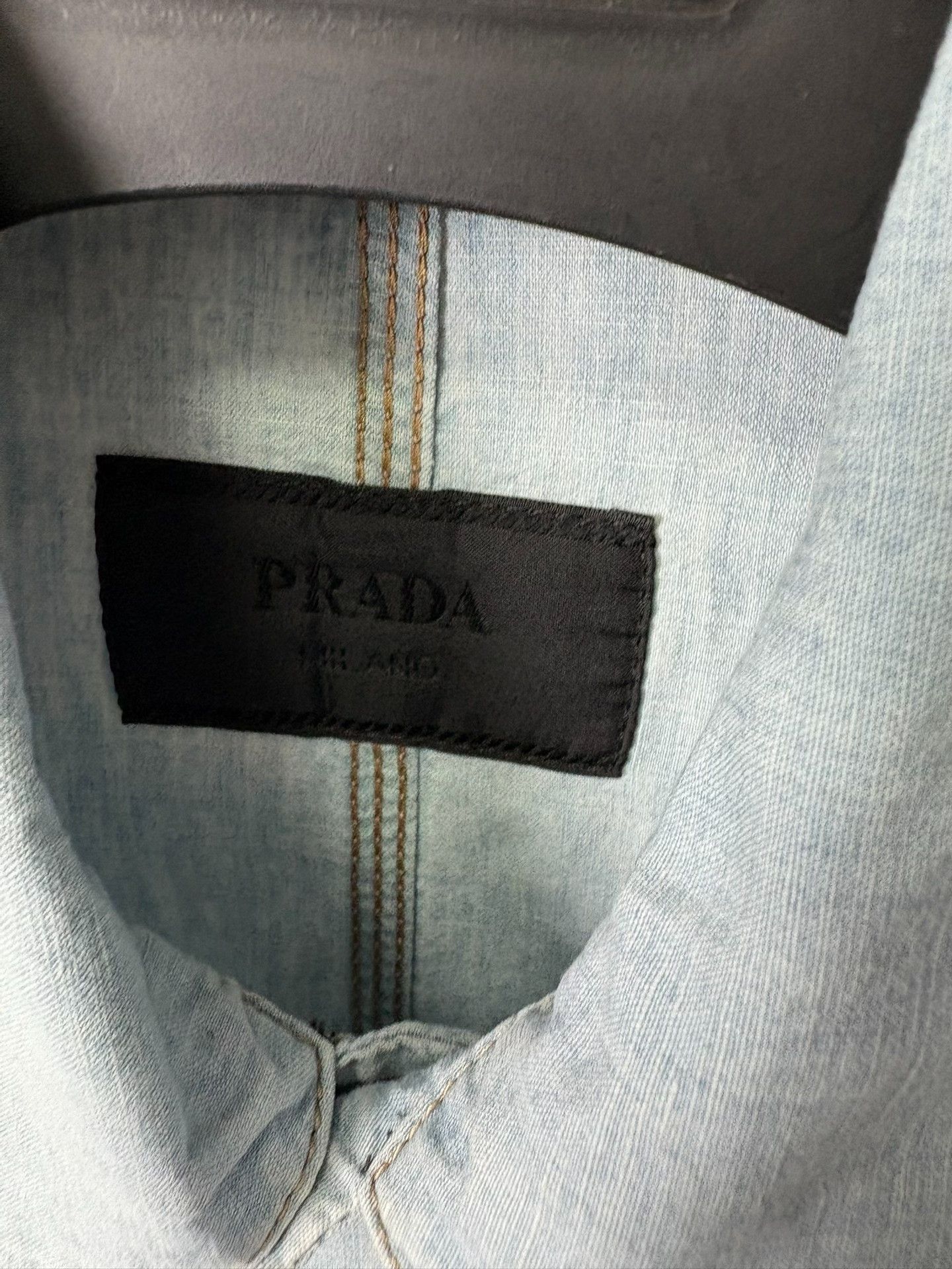 Prada Prada Denim Blue Light Jacket S Men Size US S / EU 44-46 / 1 - 3 Thumbnail