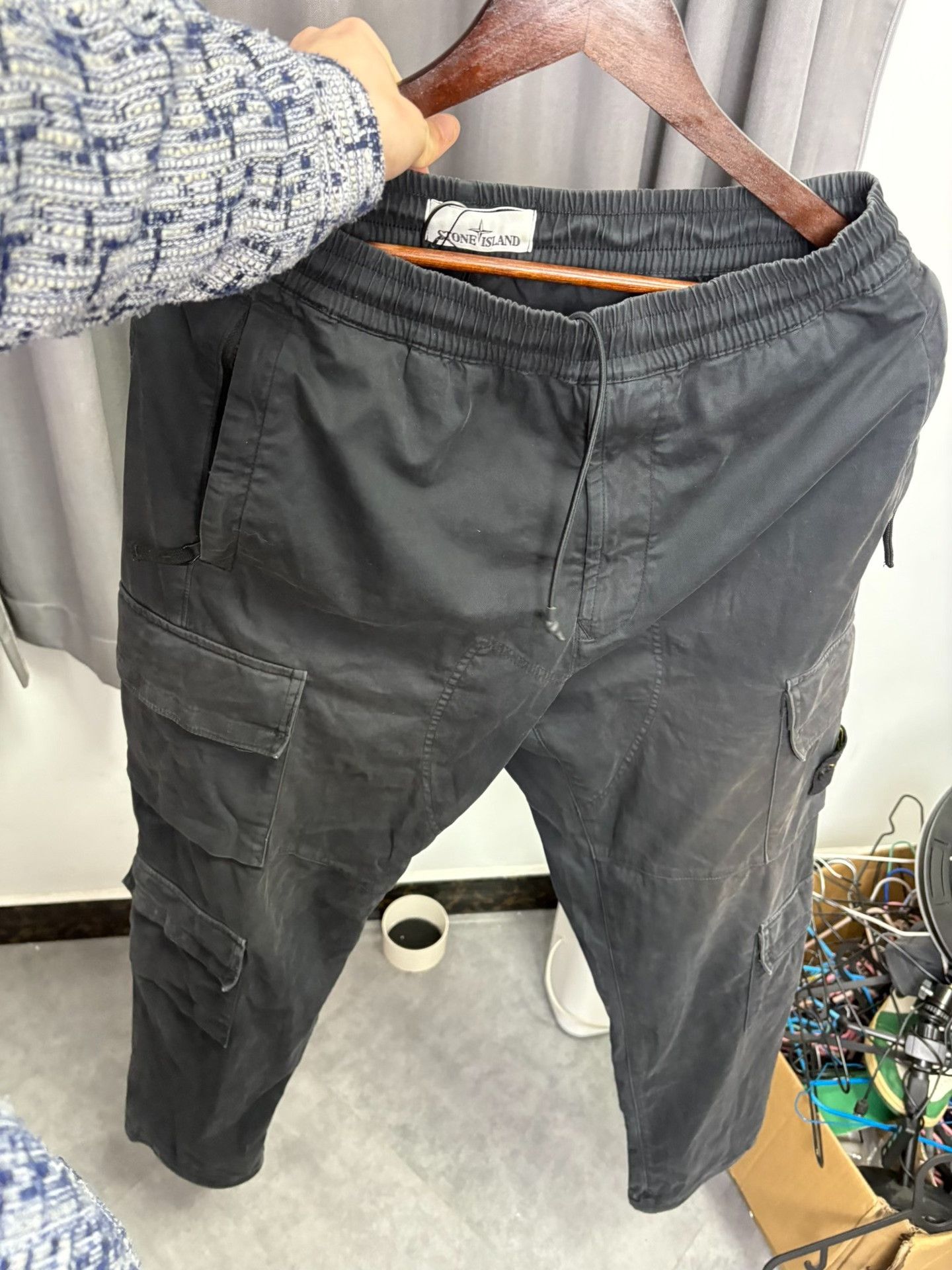Stone Island Stone Island Cargo Black Casual Pants 31 Men Size US 31 - 6 Thumbnail