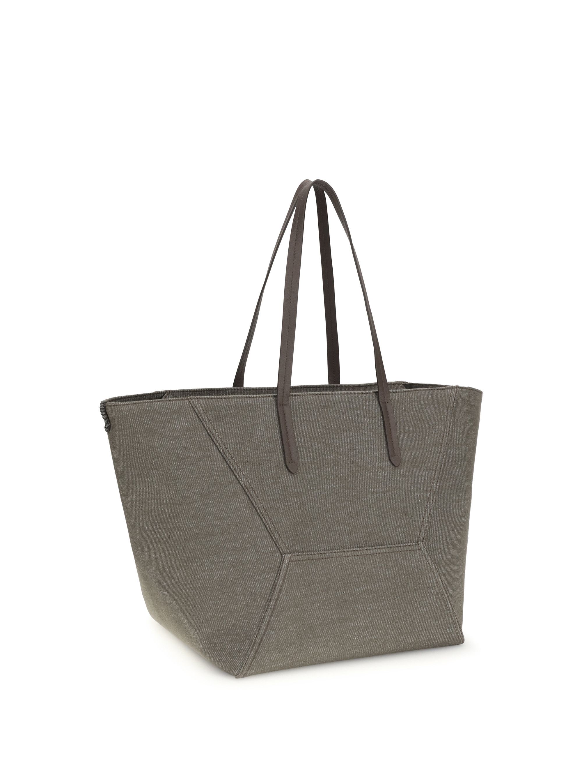 Brunello Cucinelli Canvas BC Tote Bag Size ONE SIZE - 2 Thumbnail