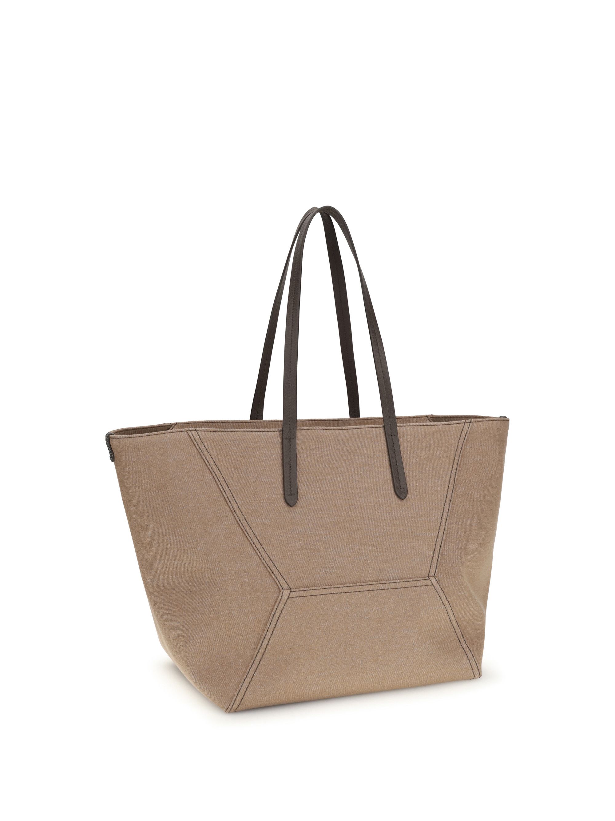 Brunello Cucinelli Canvas BC Tote Bag Size ONE SIZE - 2 Thumbnail