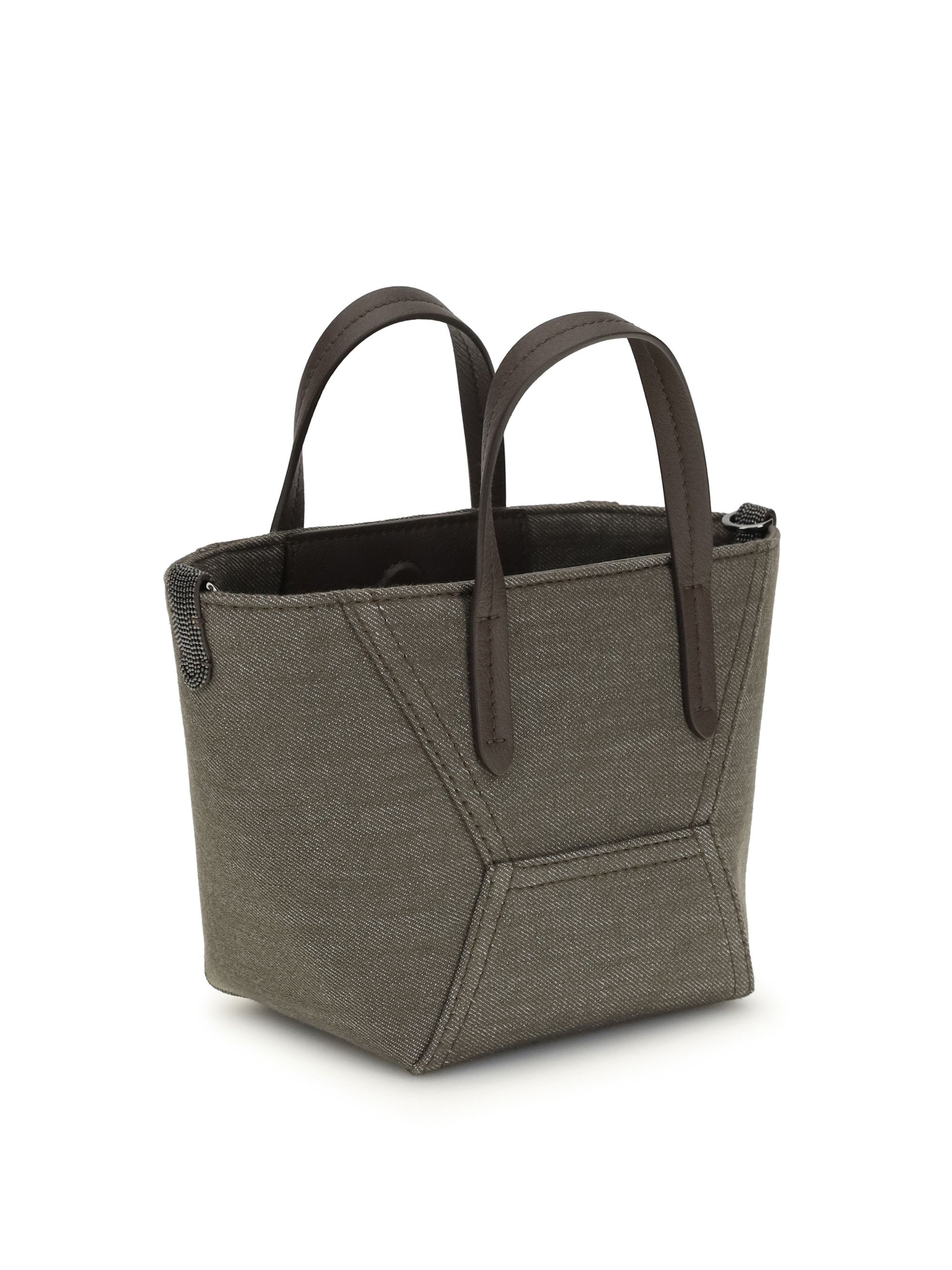 Brunello Cucinelli Fabric Handbag Size ONE SIZE - 3 Thumbnail