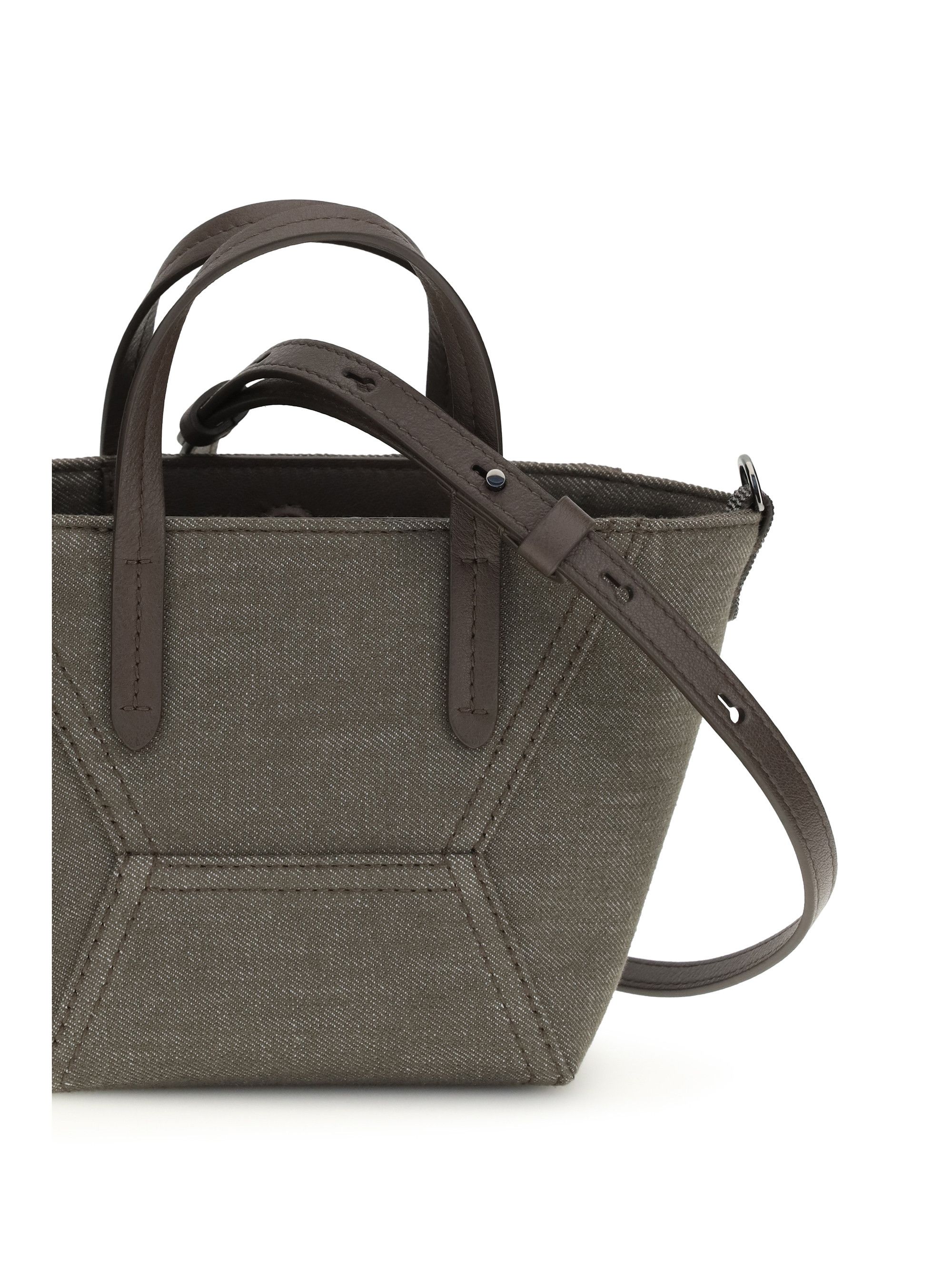 Brunello Cucinelli Fabric Handbag Size ONE SIZE - 4 Thumbnail
