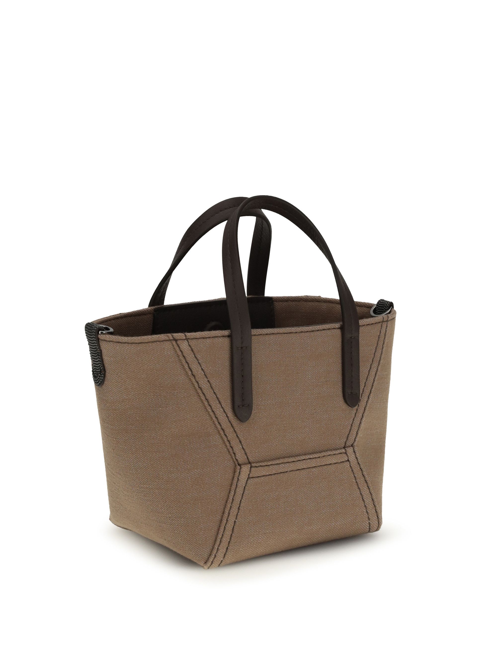 Brunello Cucinelli Fabric Handbag Size ONE SIZE - 3 Thumbnail