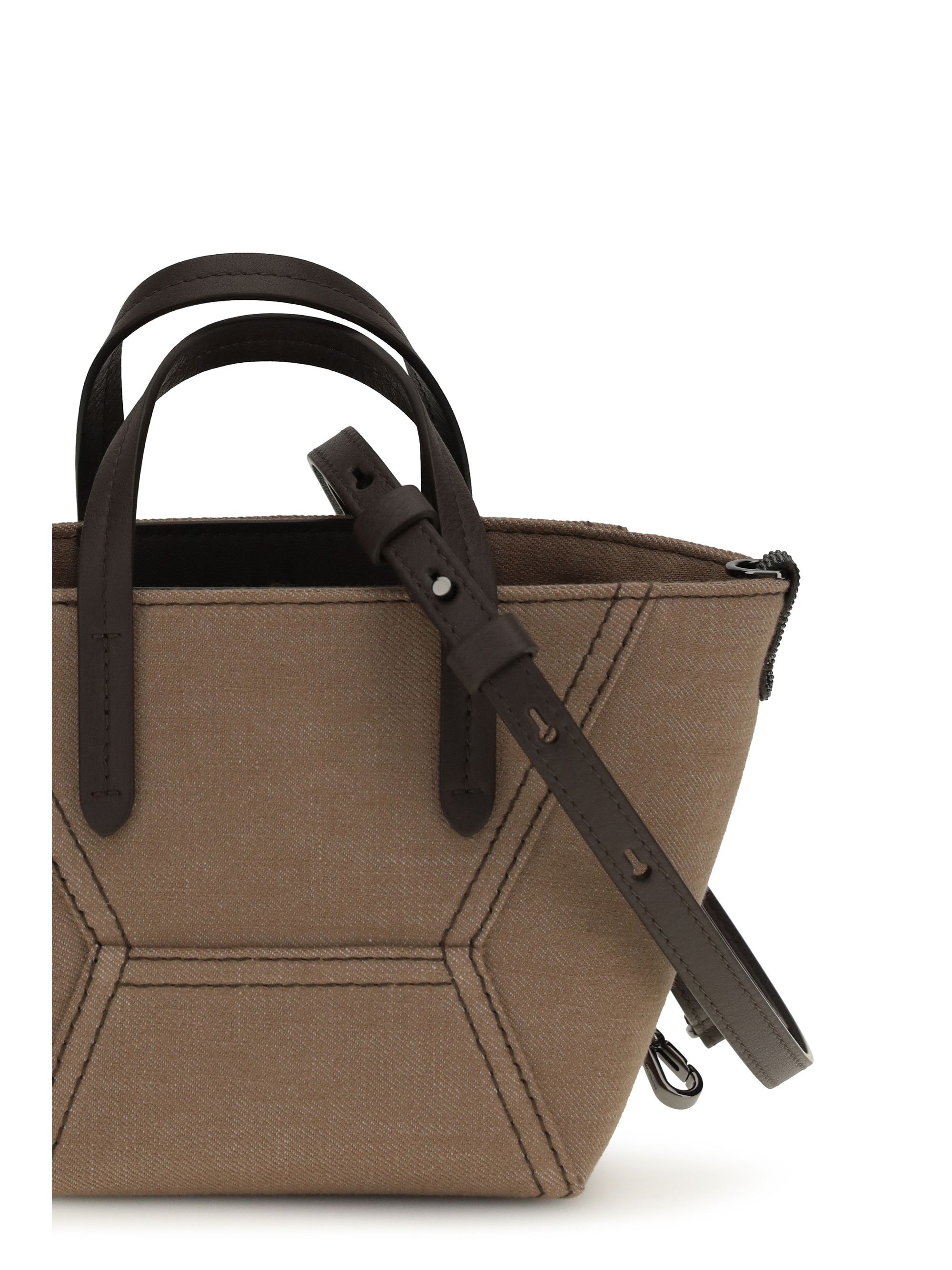 Brunello Cucinelli Fabric Handbag Size ONE SIZE - 4 Thumbnail