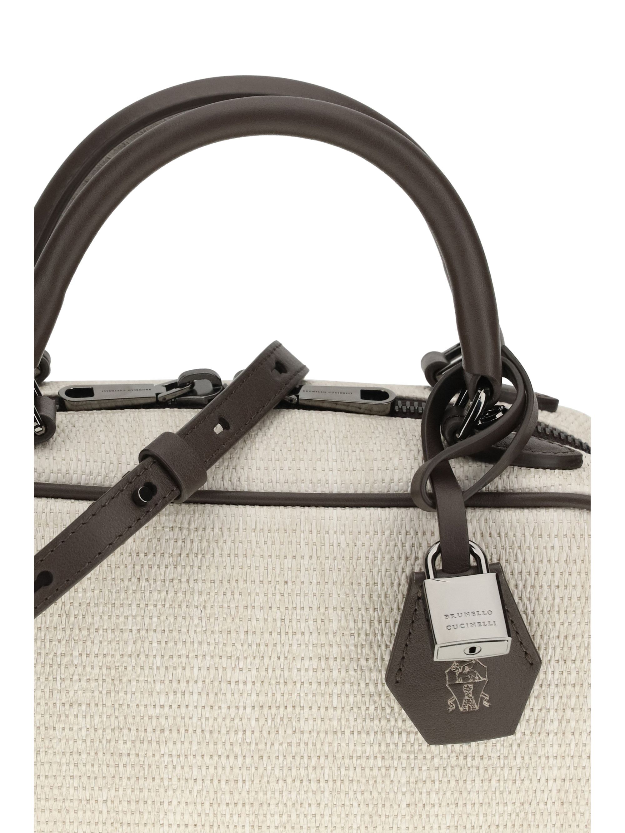 Brunello Cucinelli Small Boston Explorer Handbag Size ONE SIZE - 4 Thumbnail