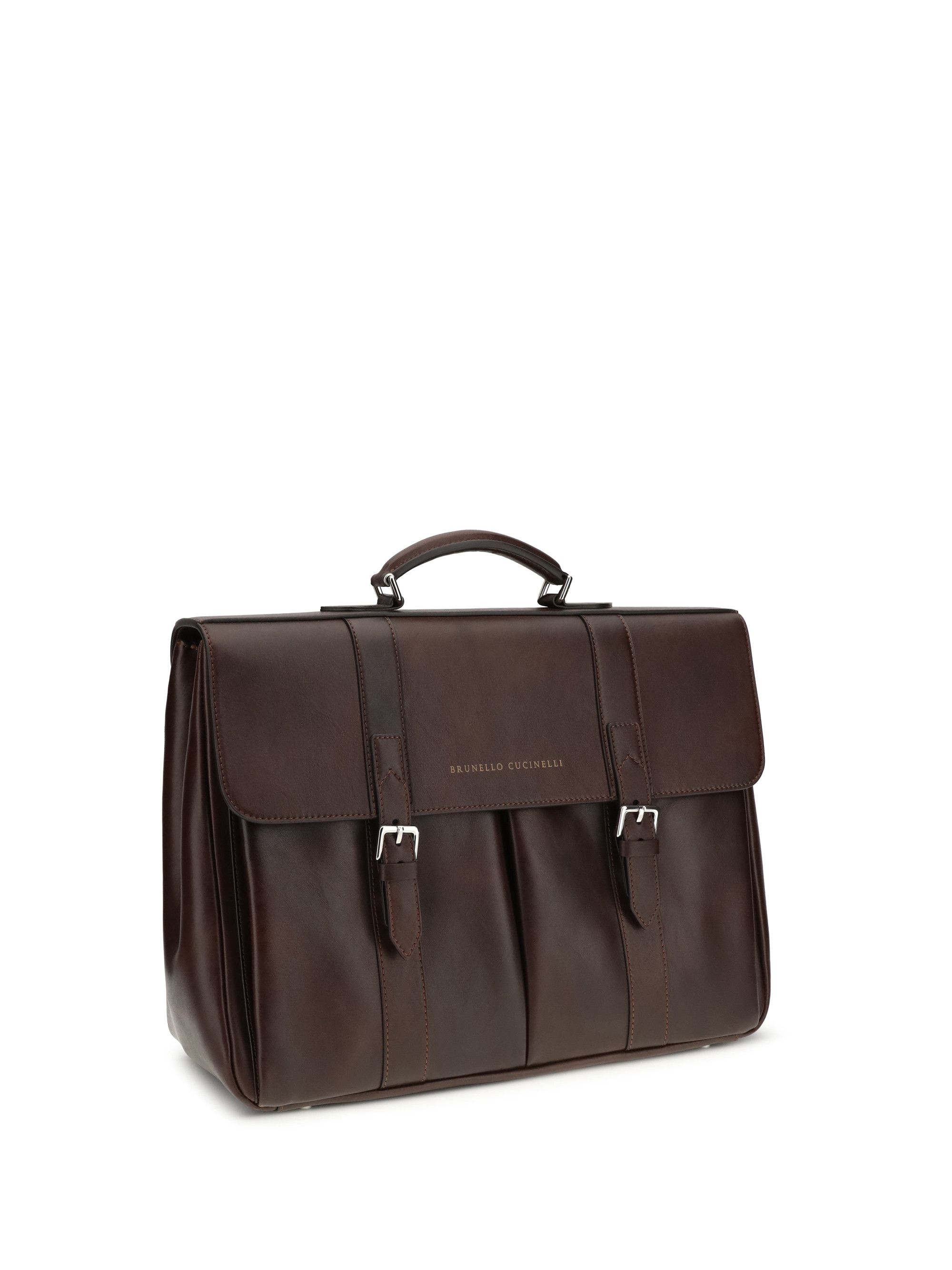 Brunello Cucinelli Leather Travel Bag Size ONE SIZE - 2 Thumbnail