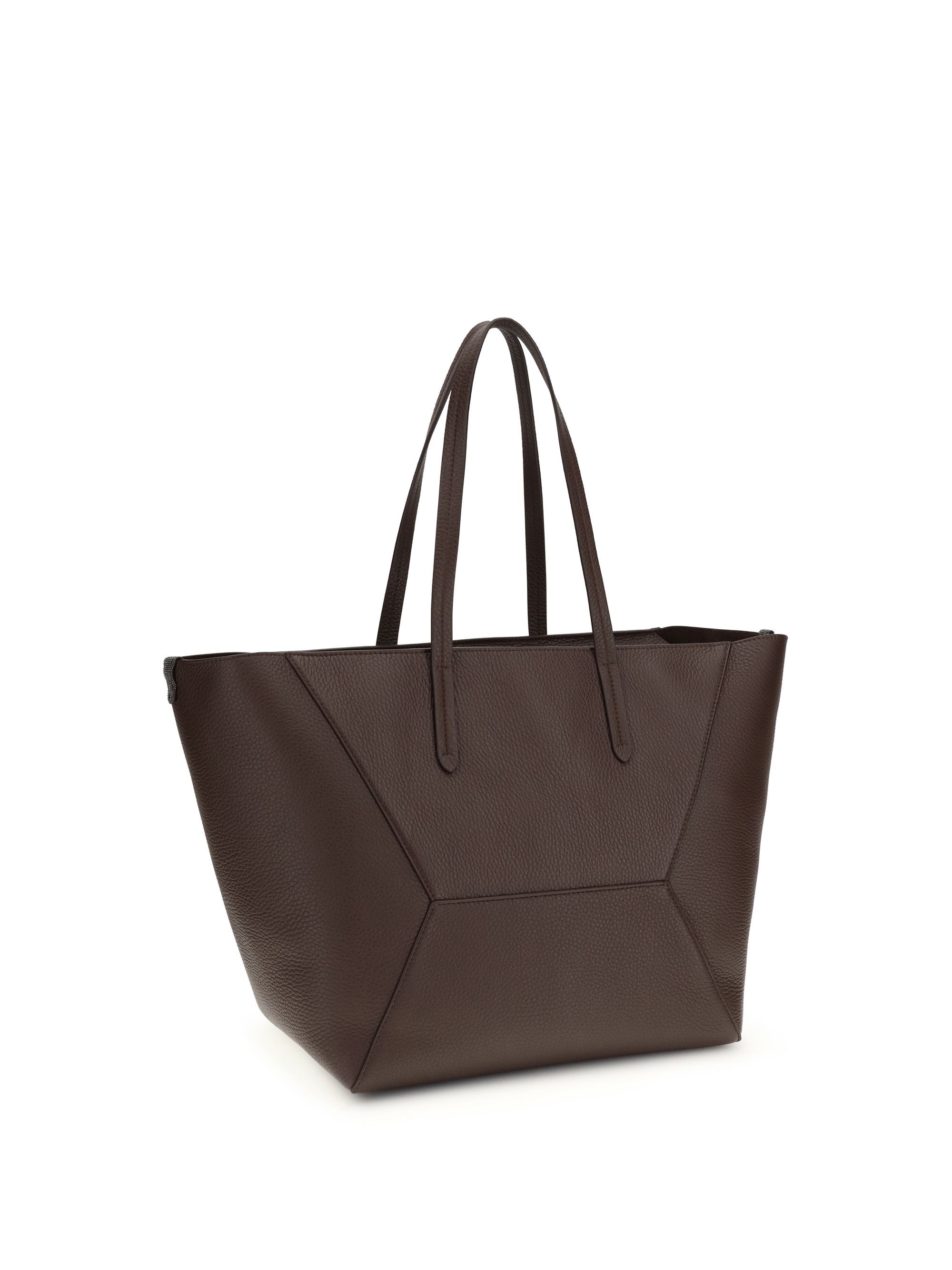 Brunello Cucinelli Leather Tote Bag Size ONE SIZE - 3 Thumbnail