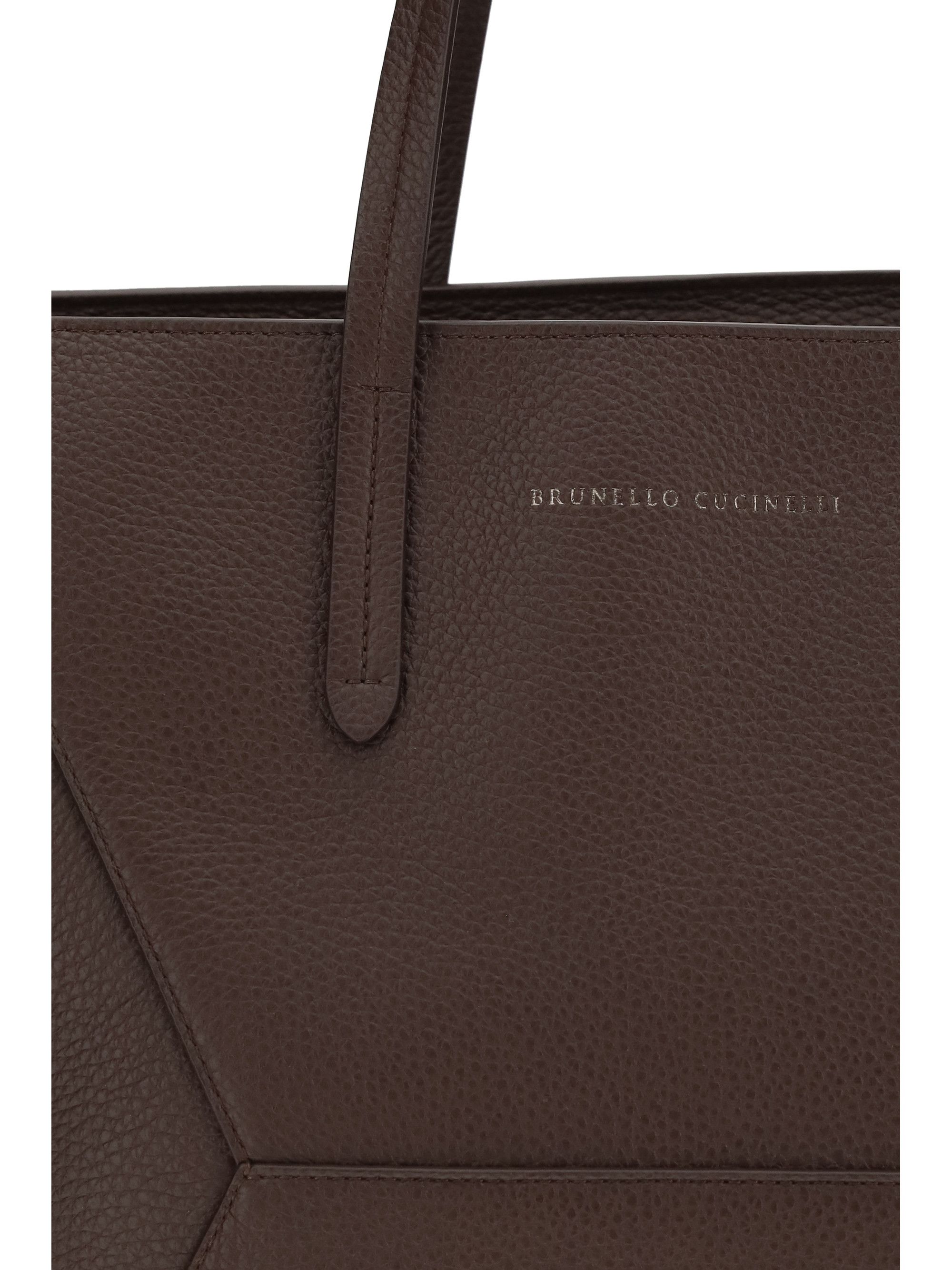 Brunello Cucinelli Leather Tote Bag Size ONE SIZE - 4 Thumbnail