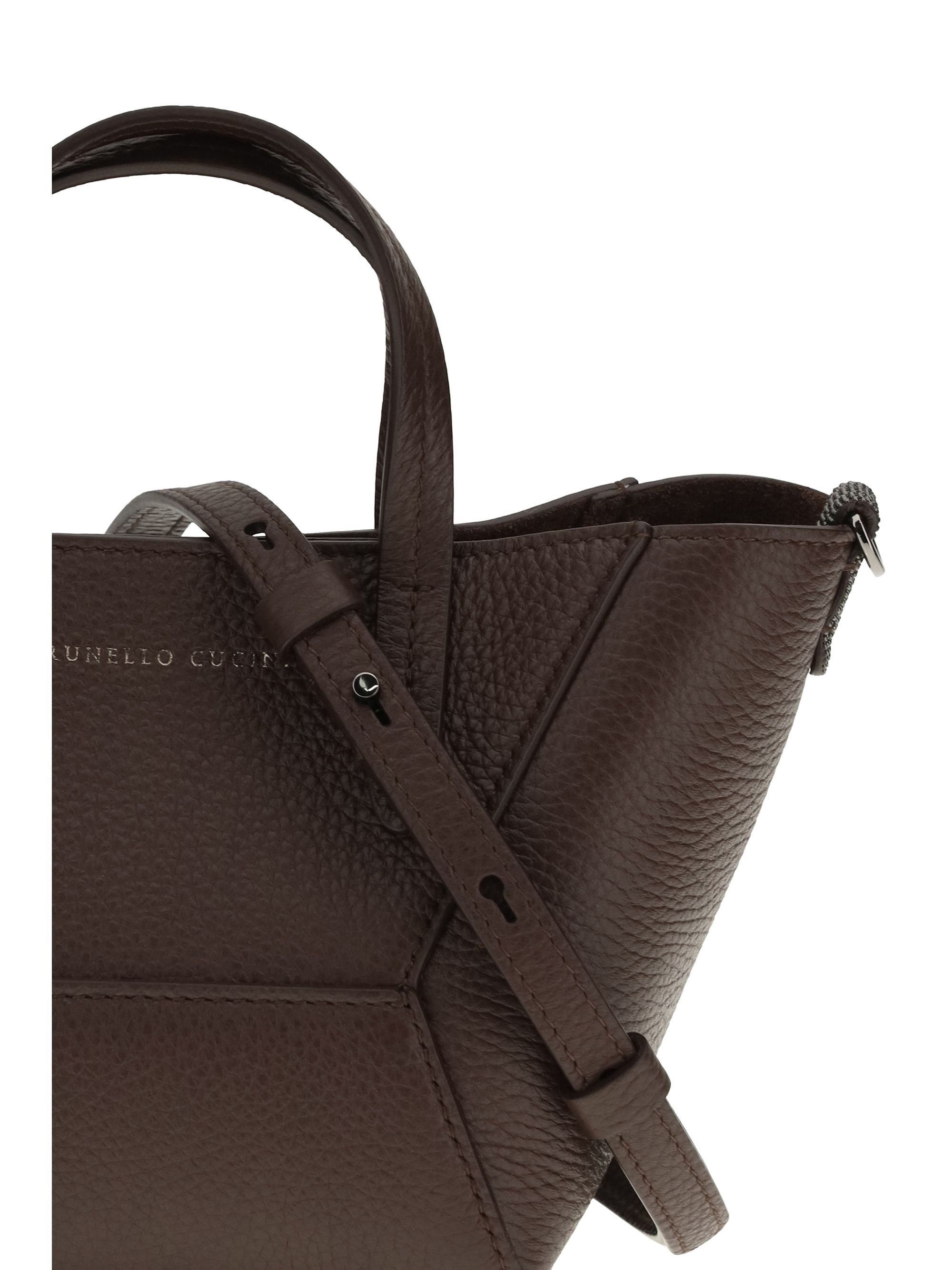 Brunello Cucinelli Leather Handbag Size ONE SIZE - 4 Thumbnail