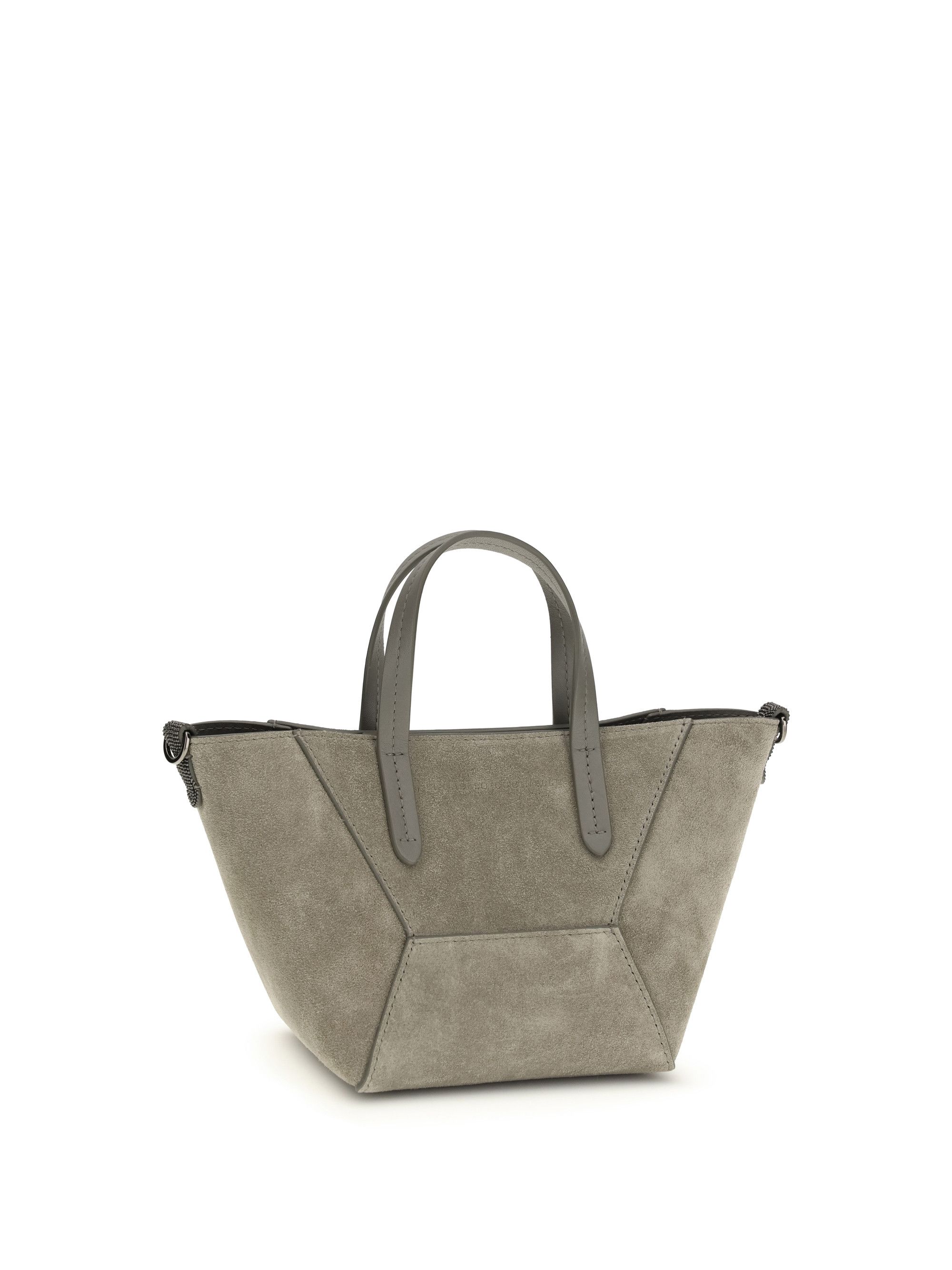 Brunello Cucinelli Suede Shoulder Bag Size ONE SIZE - 2 Thumbnail