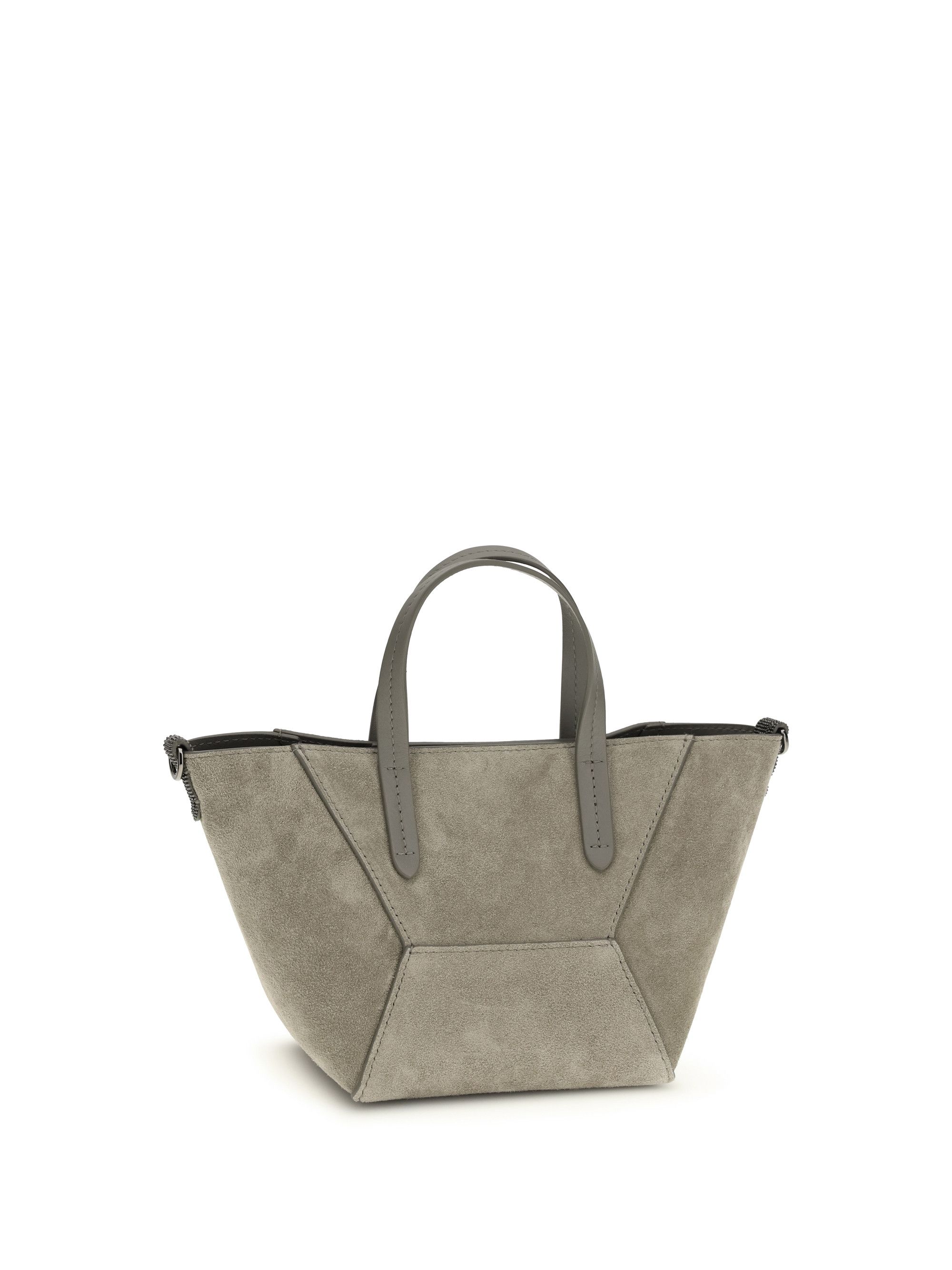 Brunello Cucinelli Suede Shoulder Bag Size ONE SIZE - 3 Thumbnail