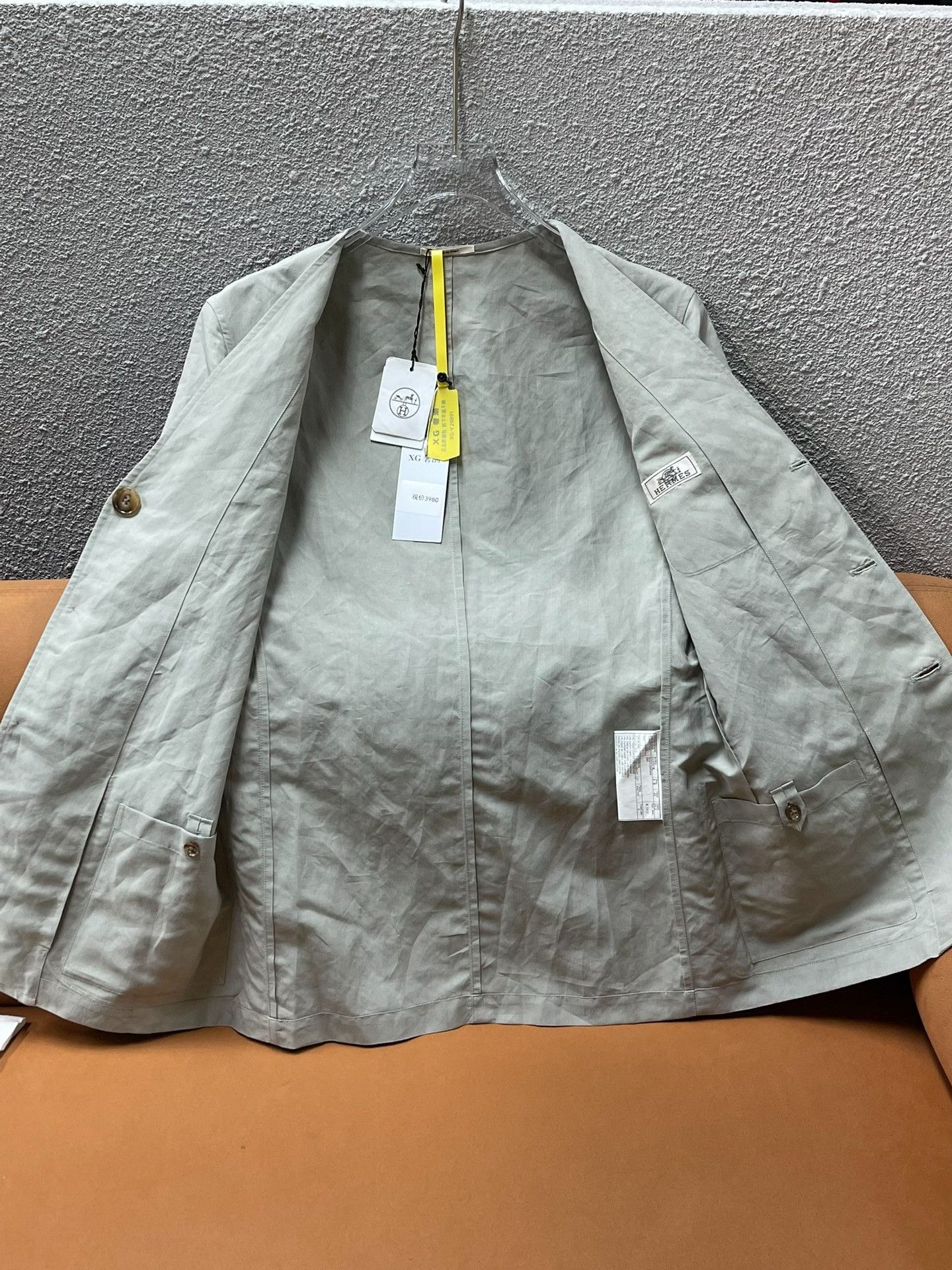 Hermes Hermes Collarless Single-Breasted Blazer Size US S / EU 44-46 / 1 - 3 Thumbnail