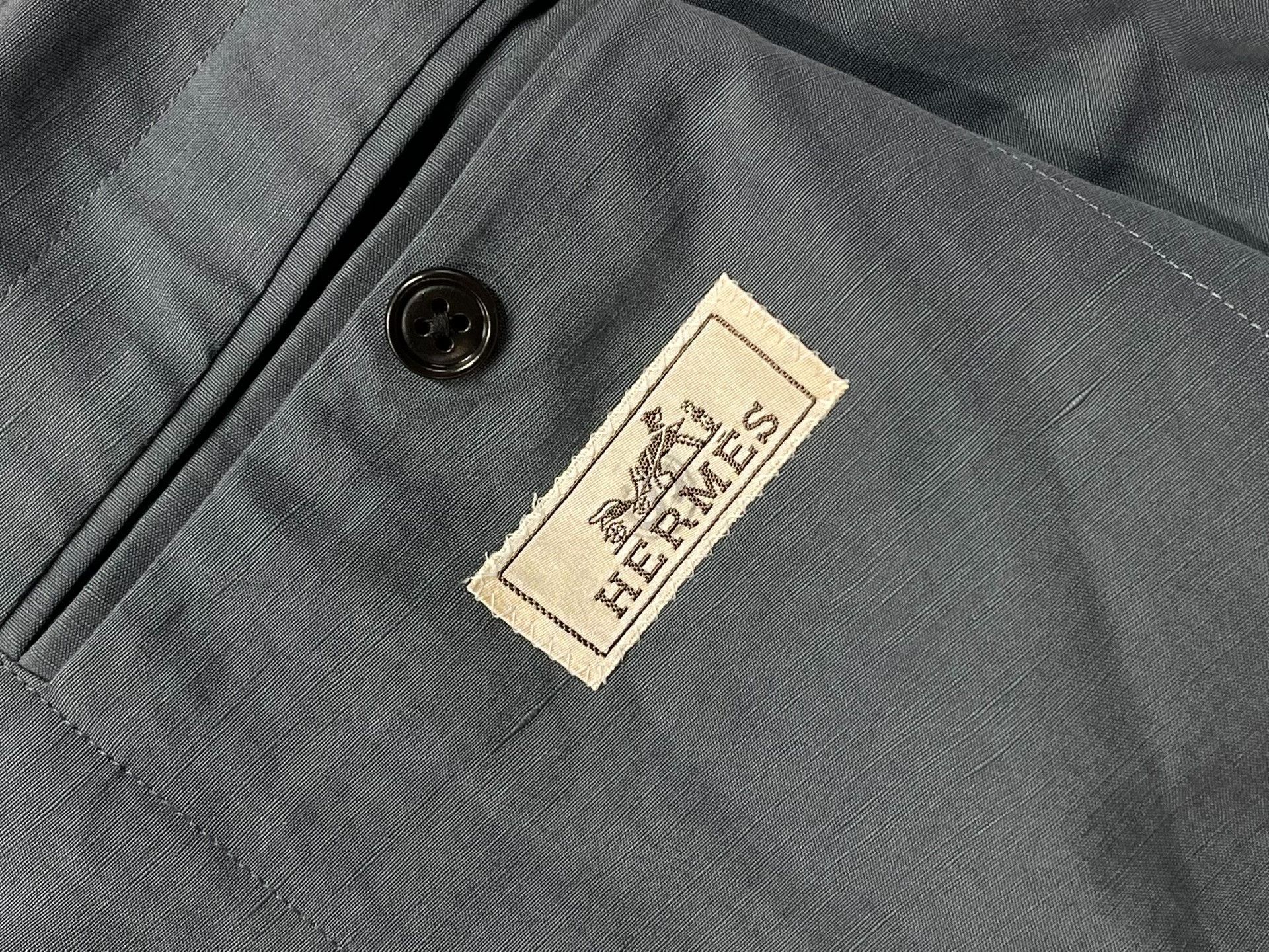 Hermes Hermes Linen Blend Lapel Single-Breasted Blazer Size US M / EU 48-50 / 2 - 4 Thumbnail