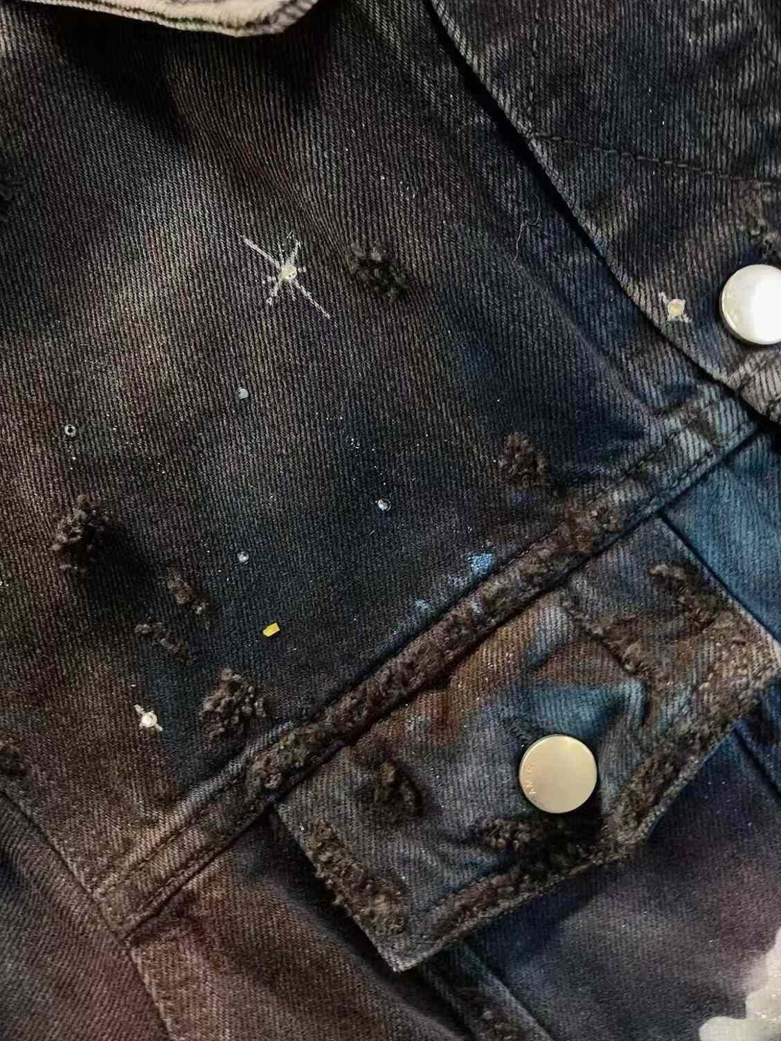 Amiri Amiri Starry Wolf Denim Jacket Size US L / EU 52-54 / 3 - 3 Thumbnail
