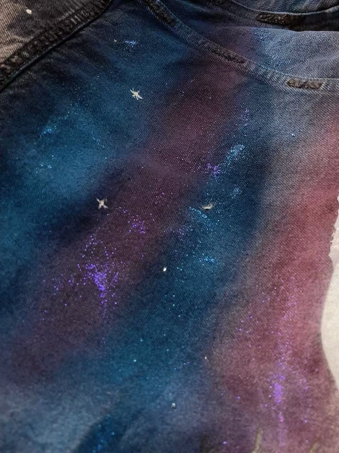 Amiri Amiri Starry Wolf Denim Jacket Size US XL / EU 56 / 4 - 6 Thumbnail